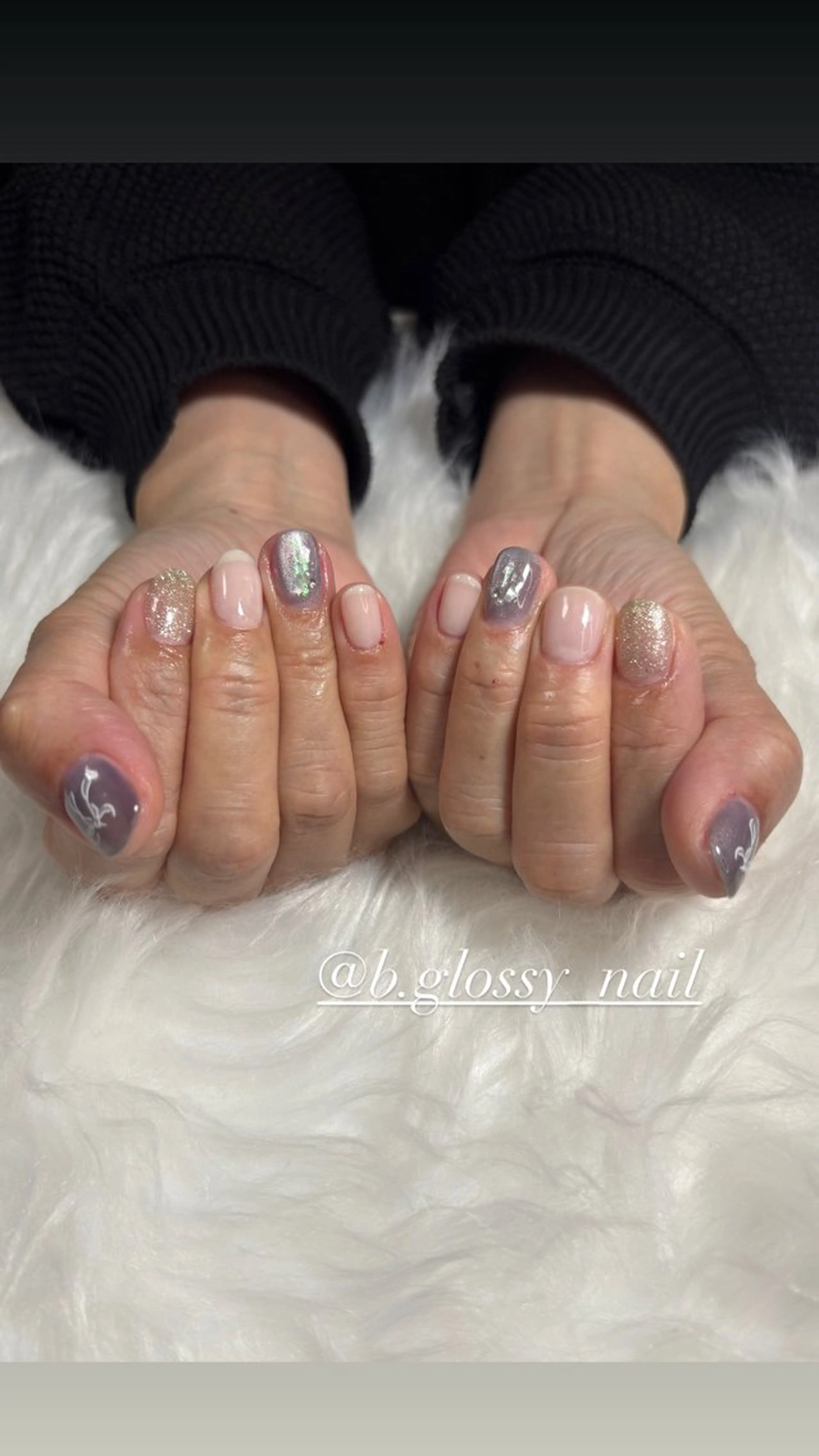 ネイル ハンドネイル フットネイル ビューティーサロン B.glossyのネイルデザイン