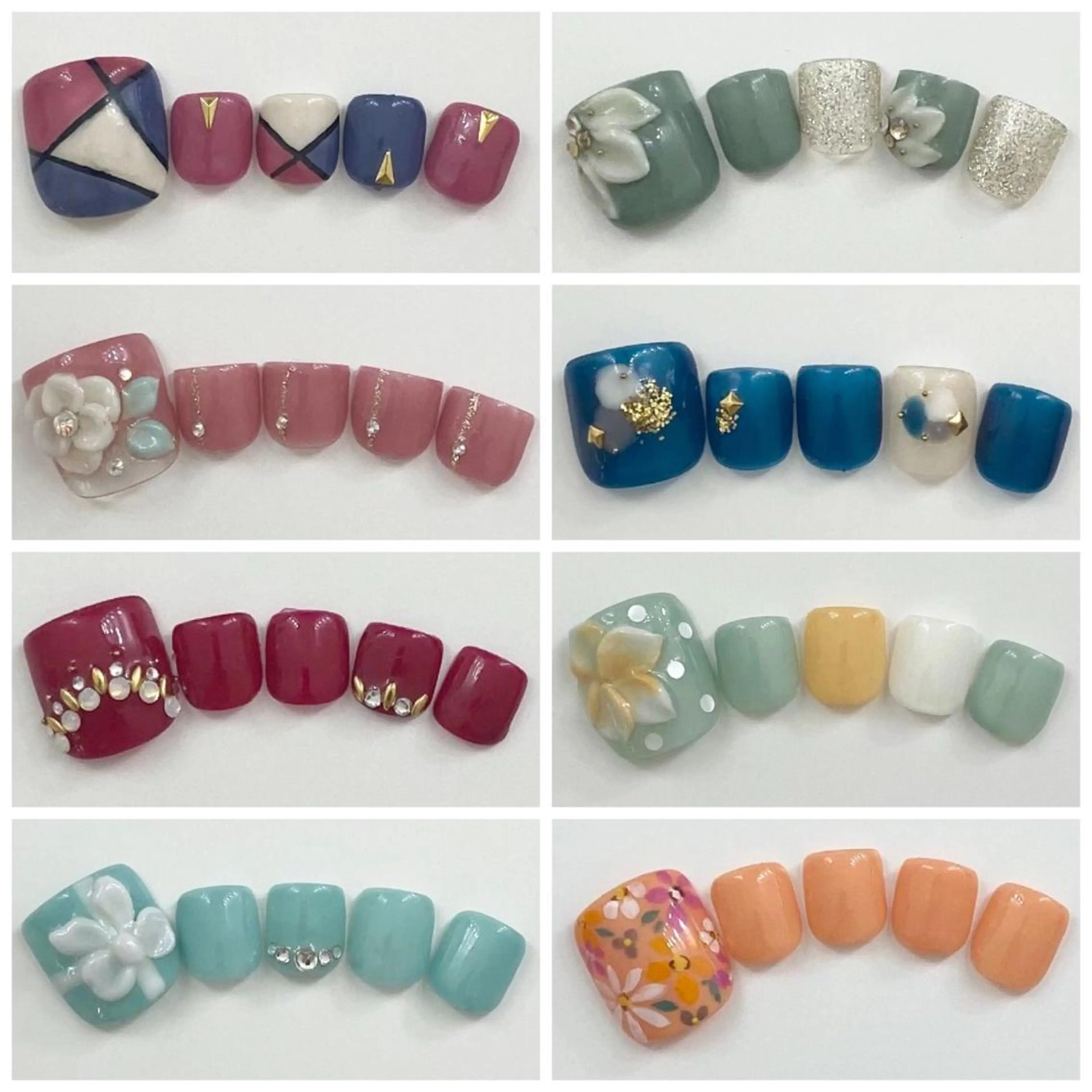 【オフ込み】フットジェルネイルの写真