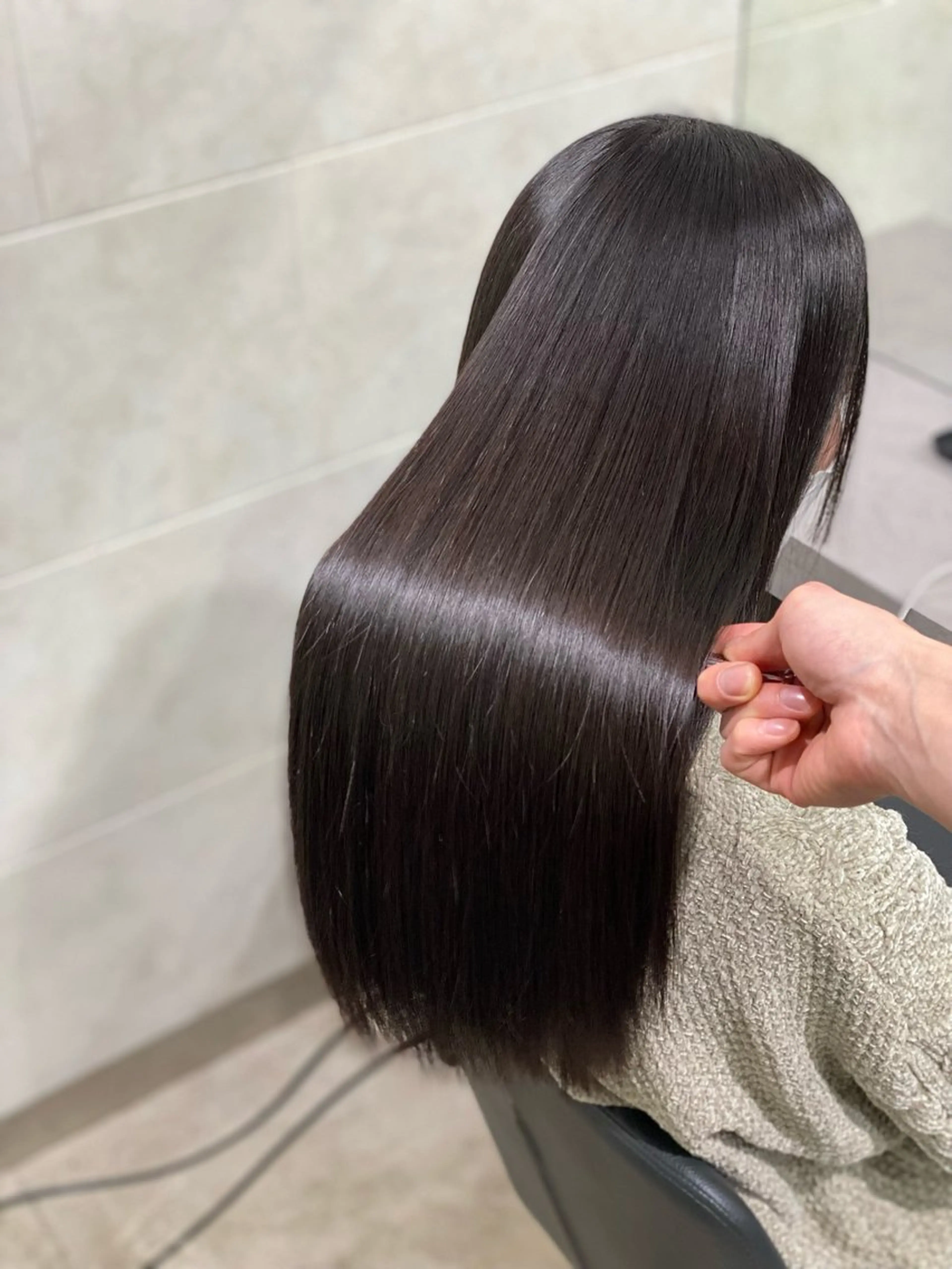 ロング パーマ 縮毛矯正 トリートメント 【縮毛矯正専門】 RYUのヘアスタイル