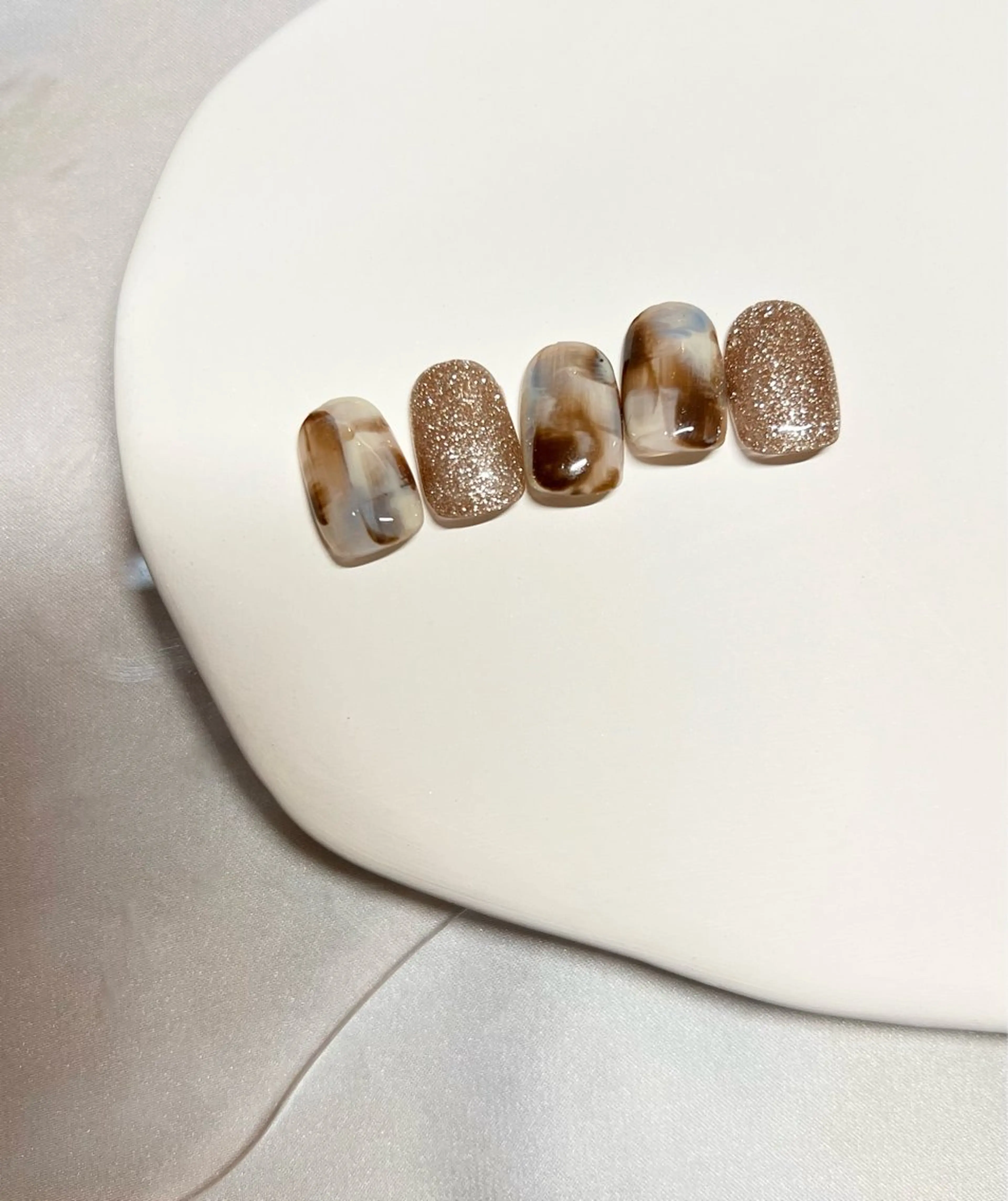 ネイル ジェルネイル ニュアンスネイル パラジェル シンプルネイル ハンドネイル ショートネイル専門店 noaのネイルデザイン