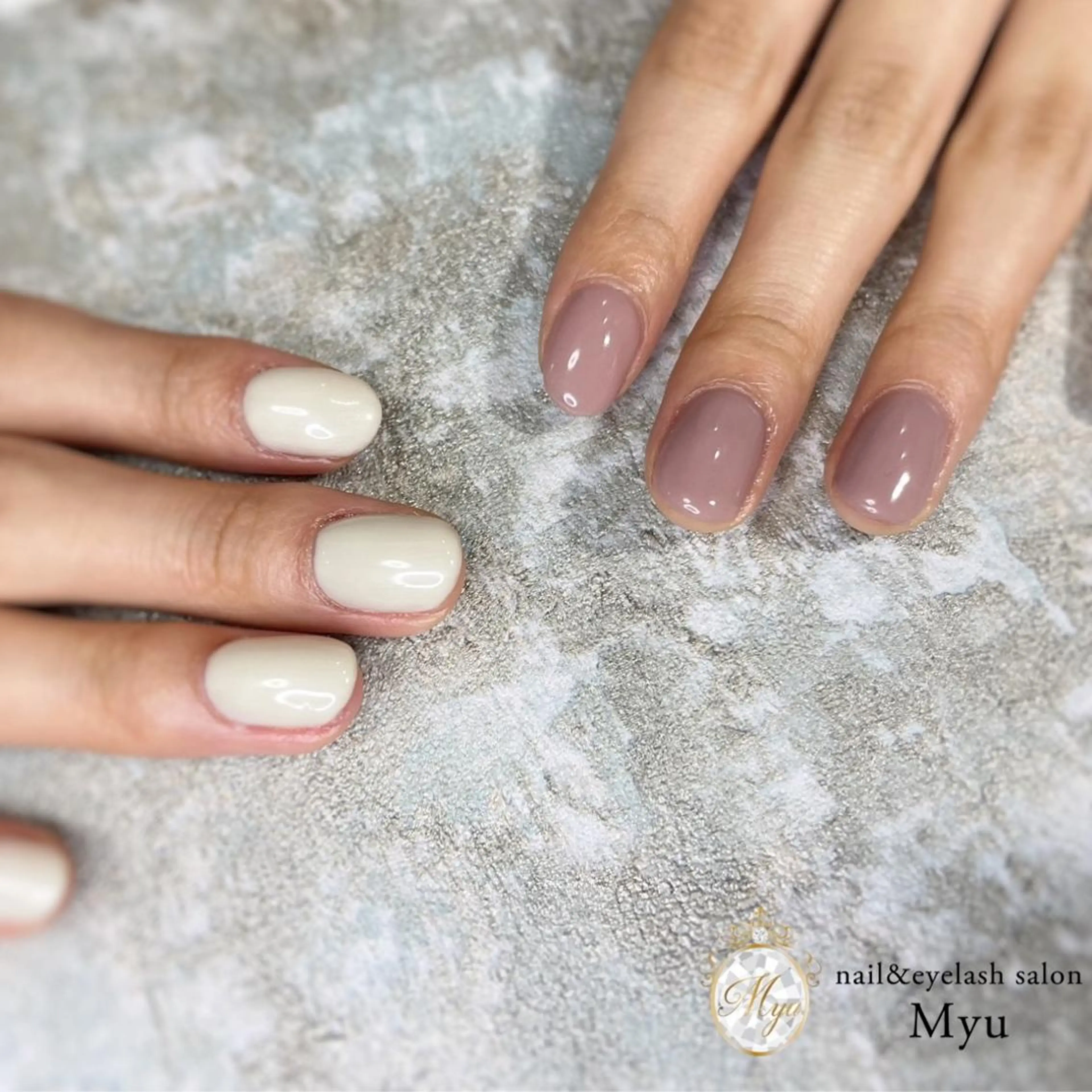 ネイル ジェルネイル パラジェル ハンドネイル Myu博多店 かえでのネイルデザイン