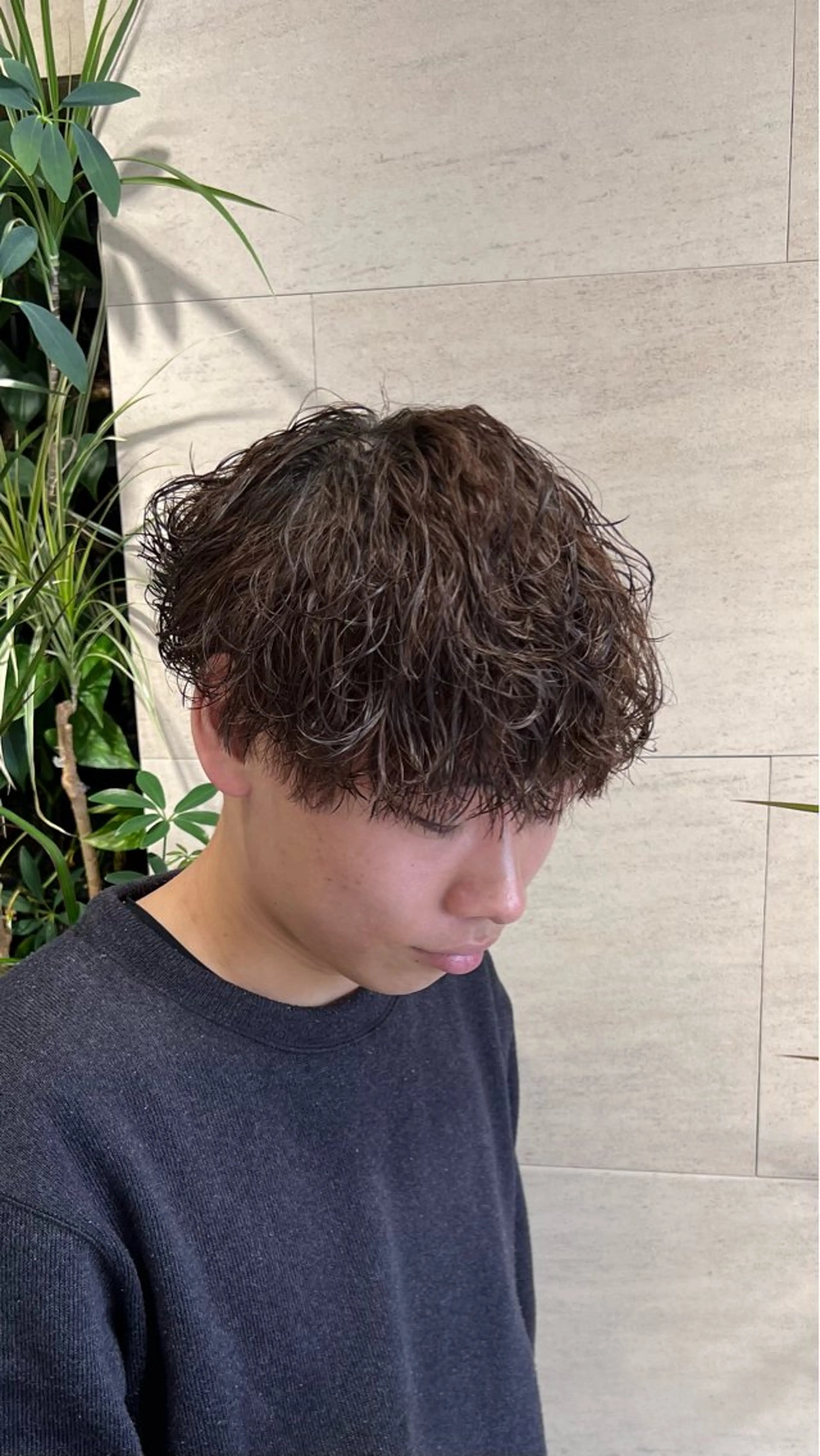 メンズ カット パーマ メンズカット/メン ズパーマ/鎌倉/ユウのヘアスタイル