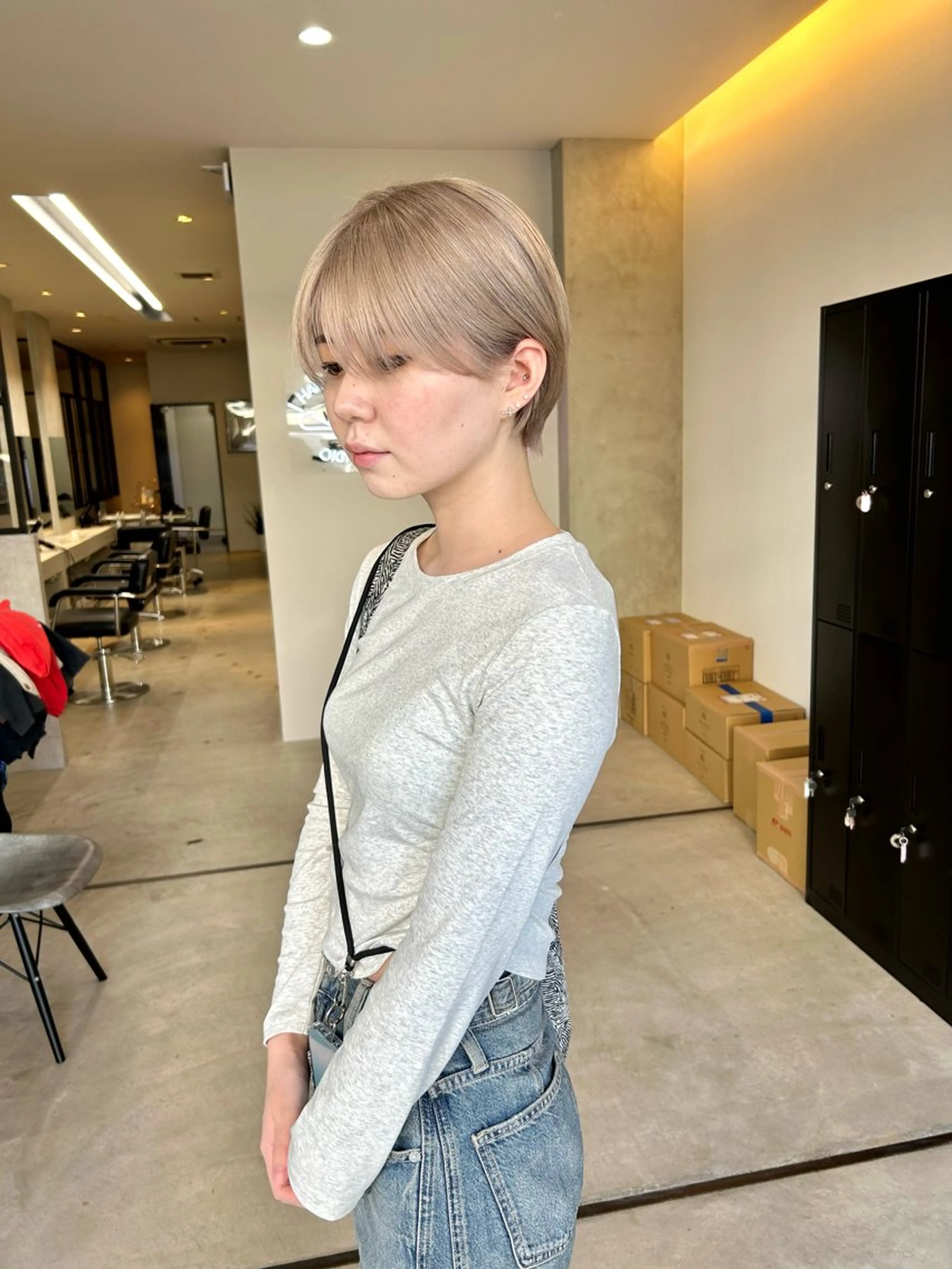 ショート カラー 一ノ瀬 暁のヘアスタイル