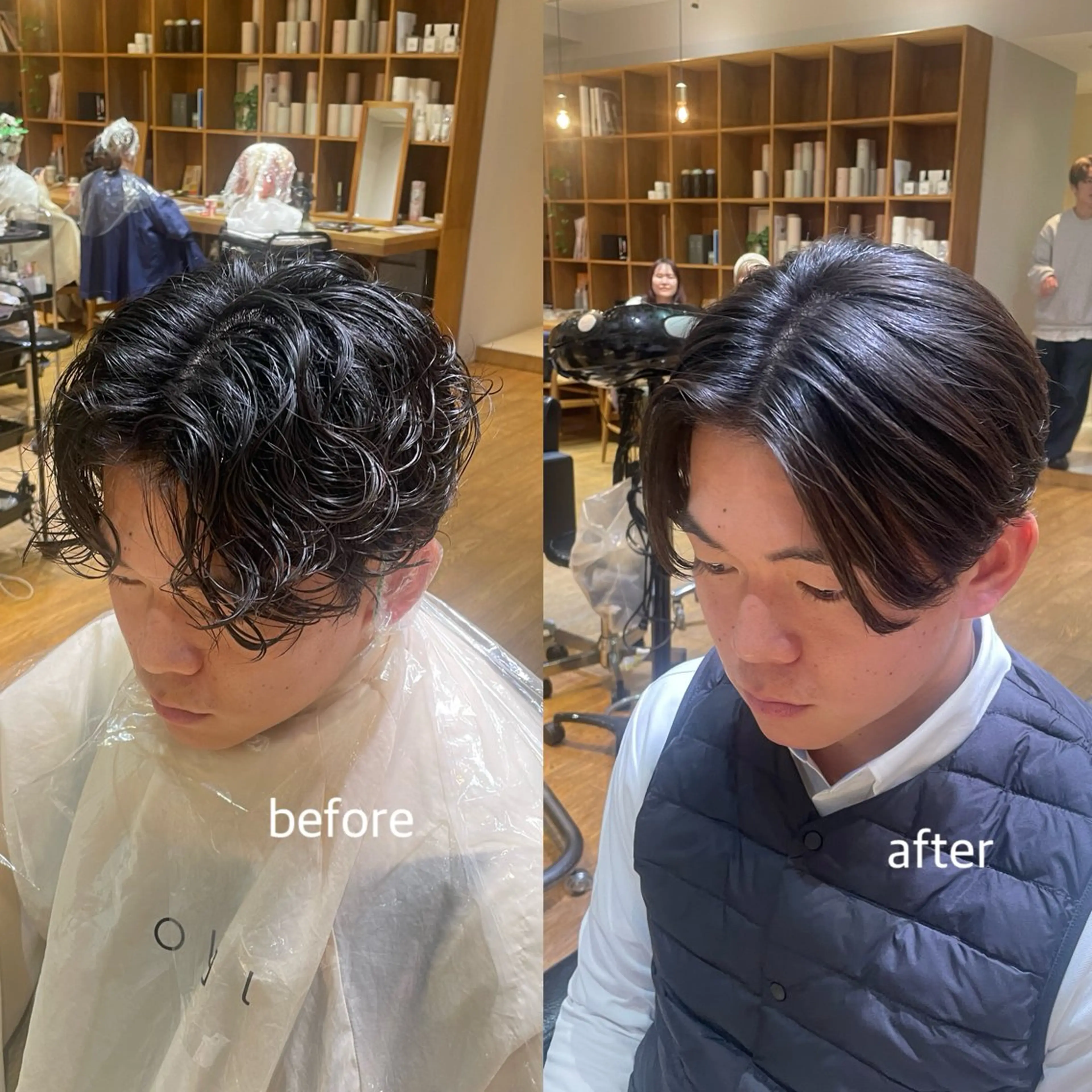 ショート 縮毛矯正 縮毛矯正/レイヤー 🌙児玉光瑠のヘアスタイル