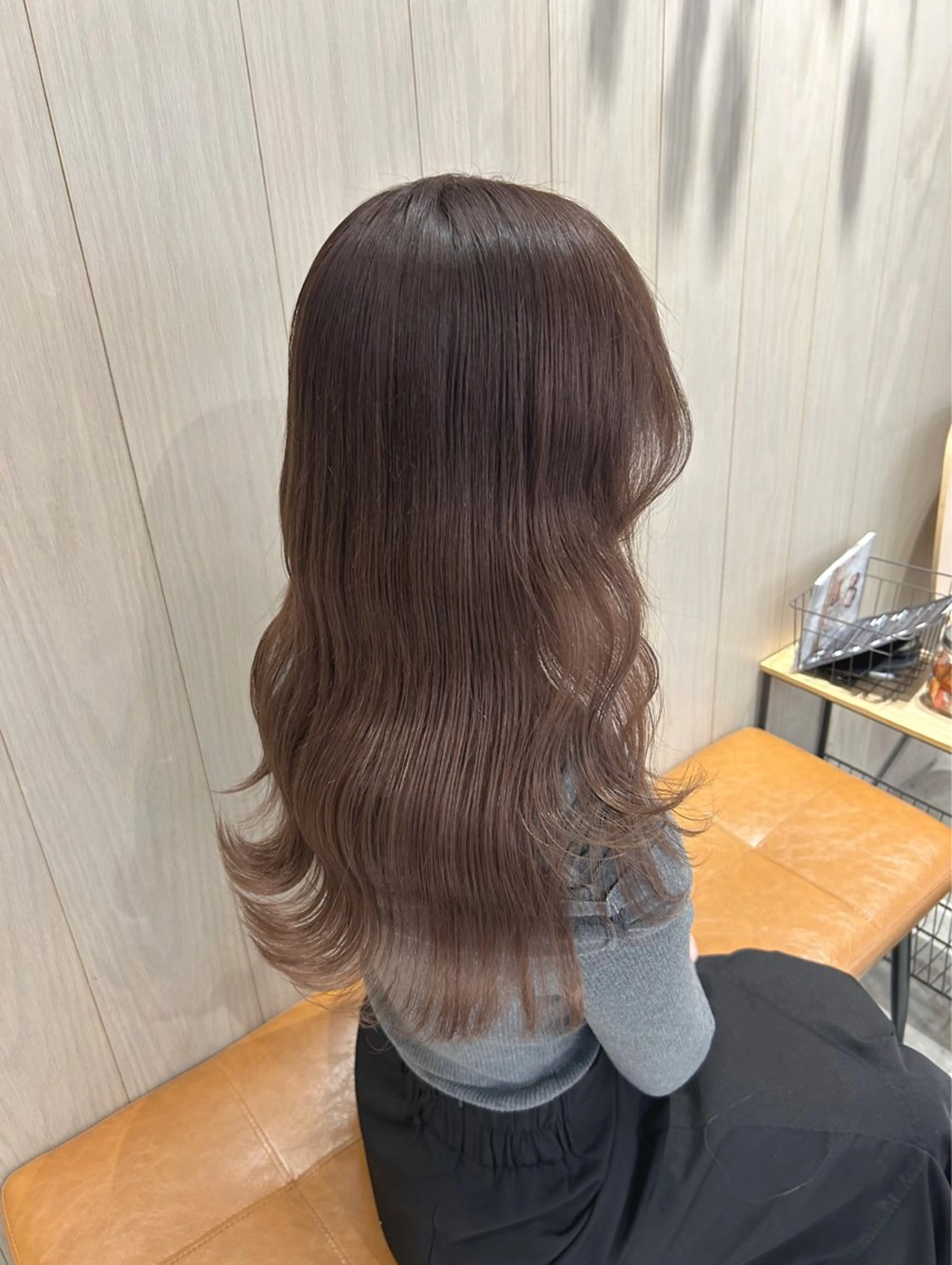 ロング カラー カット ヘアカラー トリートメント Rina🎀愛され| 多幸感艶髪ベージュのヘアスタイル