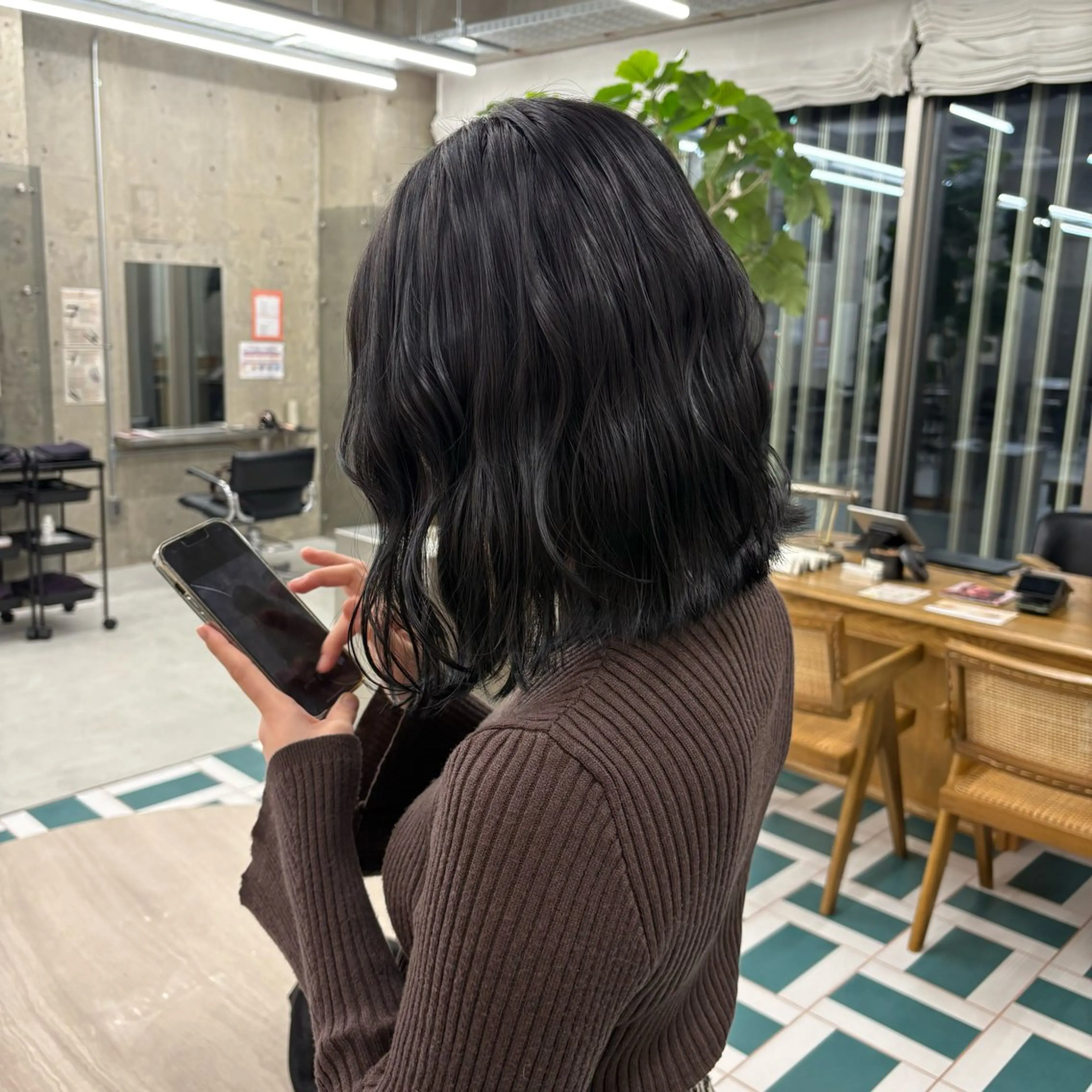 ミディアム カラー MAO /透明感カラー/ボブのヘアスタイル