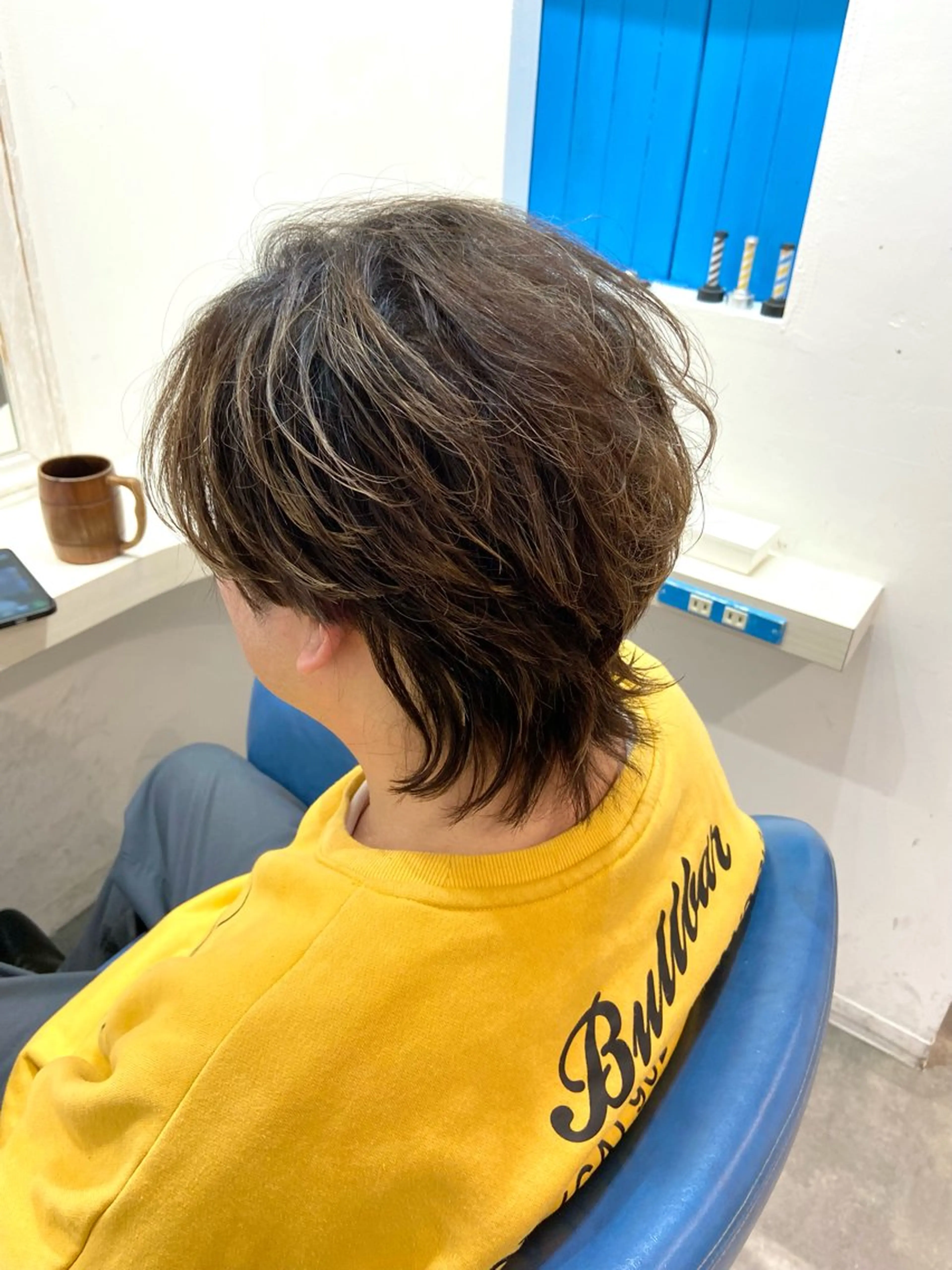 メンズ メンズウルフカット ウルフカット カット ♥️ルフ🐒 ミレイ♥️のヘアスタイル