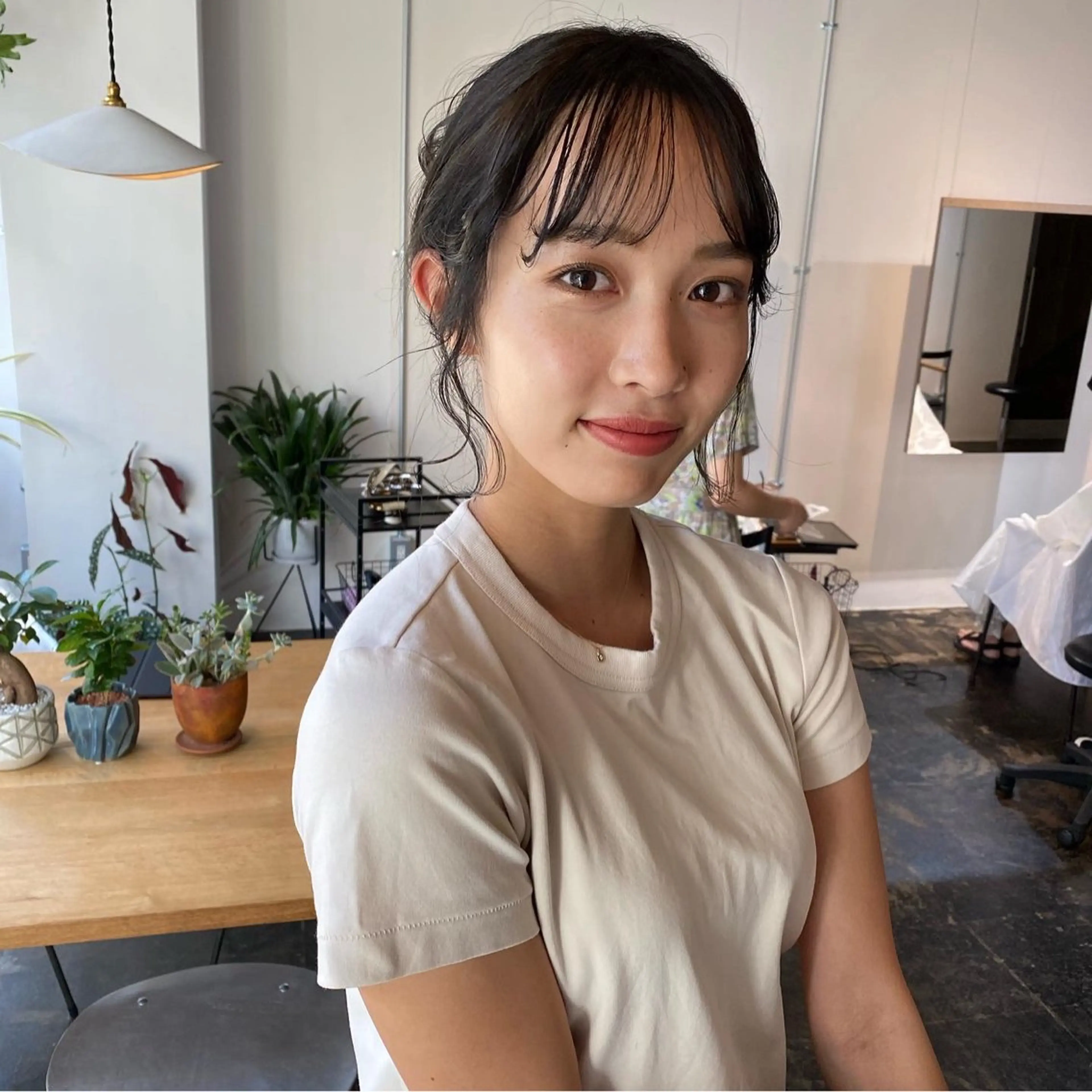ミディアム カット ヘアカラー トリートメント 坂本 圭太朗のヘアスタイル