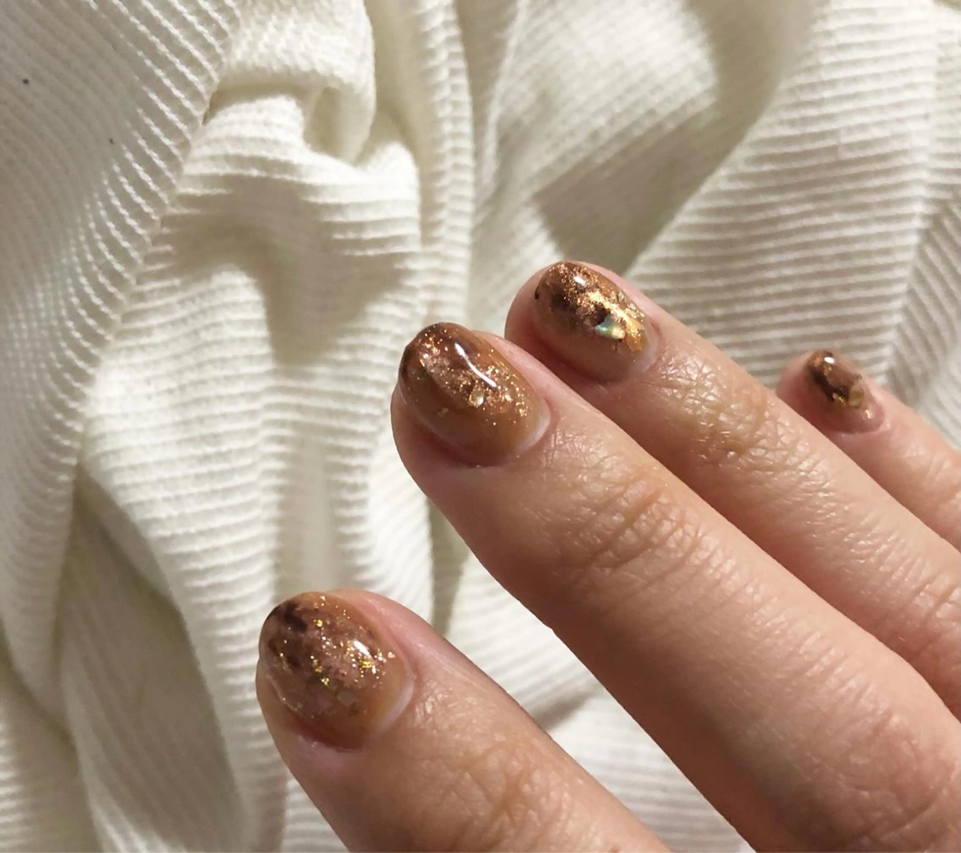 ネイル パラあり！フィルイン 美フォルムのネイルデザイン