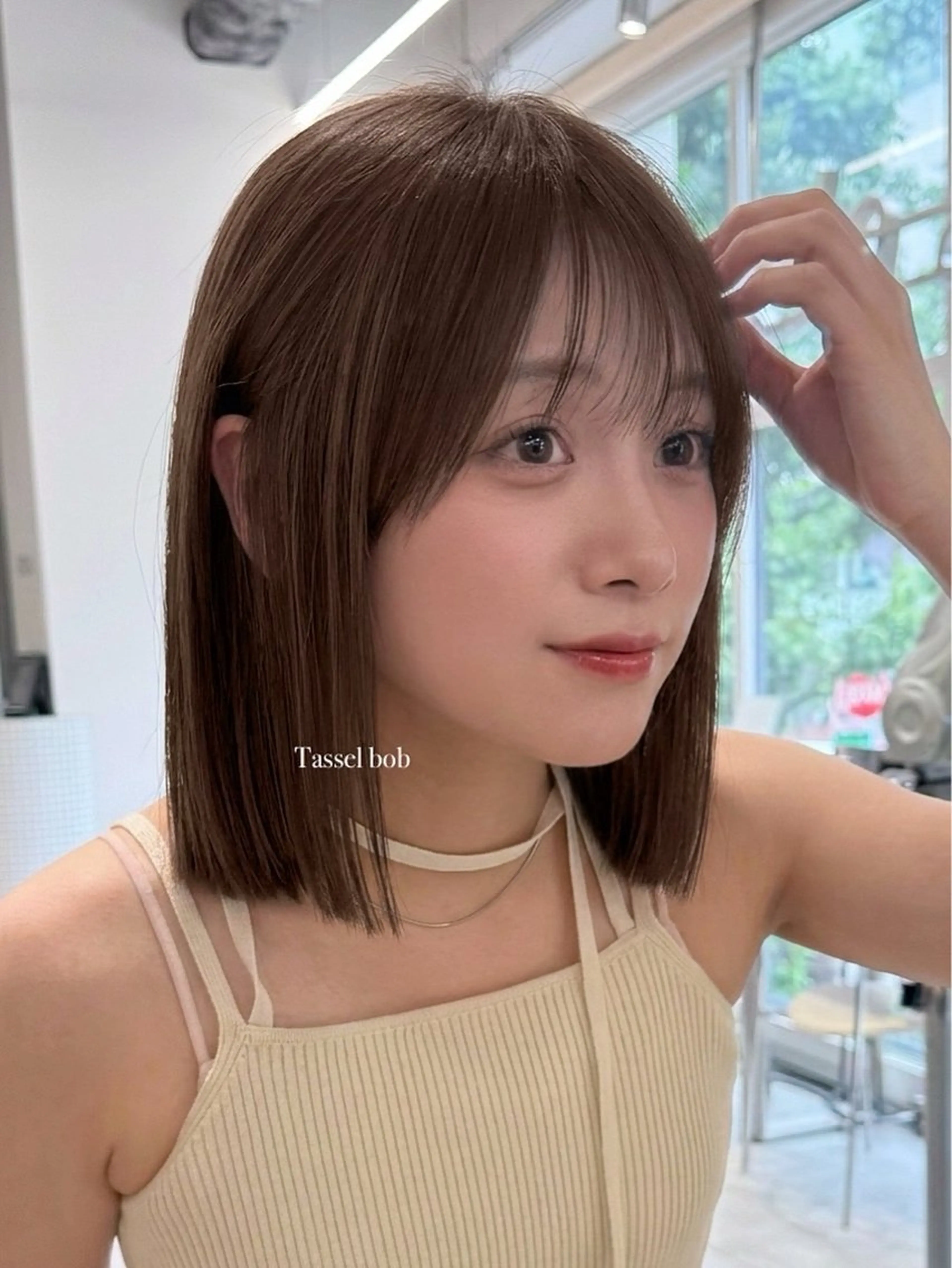 ショート カット 縮毛矯正 おしゃれボブ/暖色 カラー🧶いろはのヘアスタイル