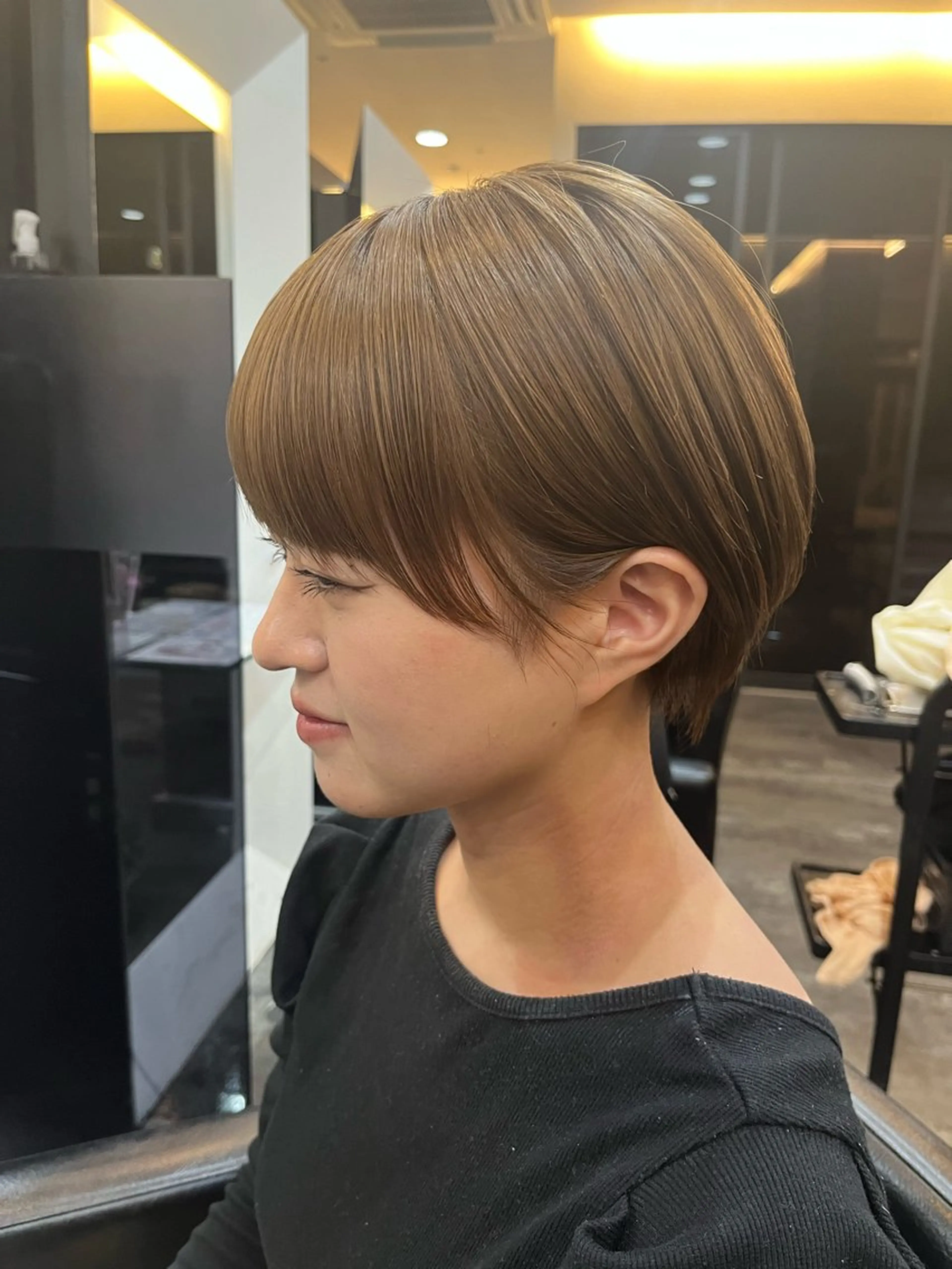 ショート ショートボブ ボブ 顔周りカット ショートヘア YUUMI /堀江美容室のヘアスタイル