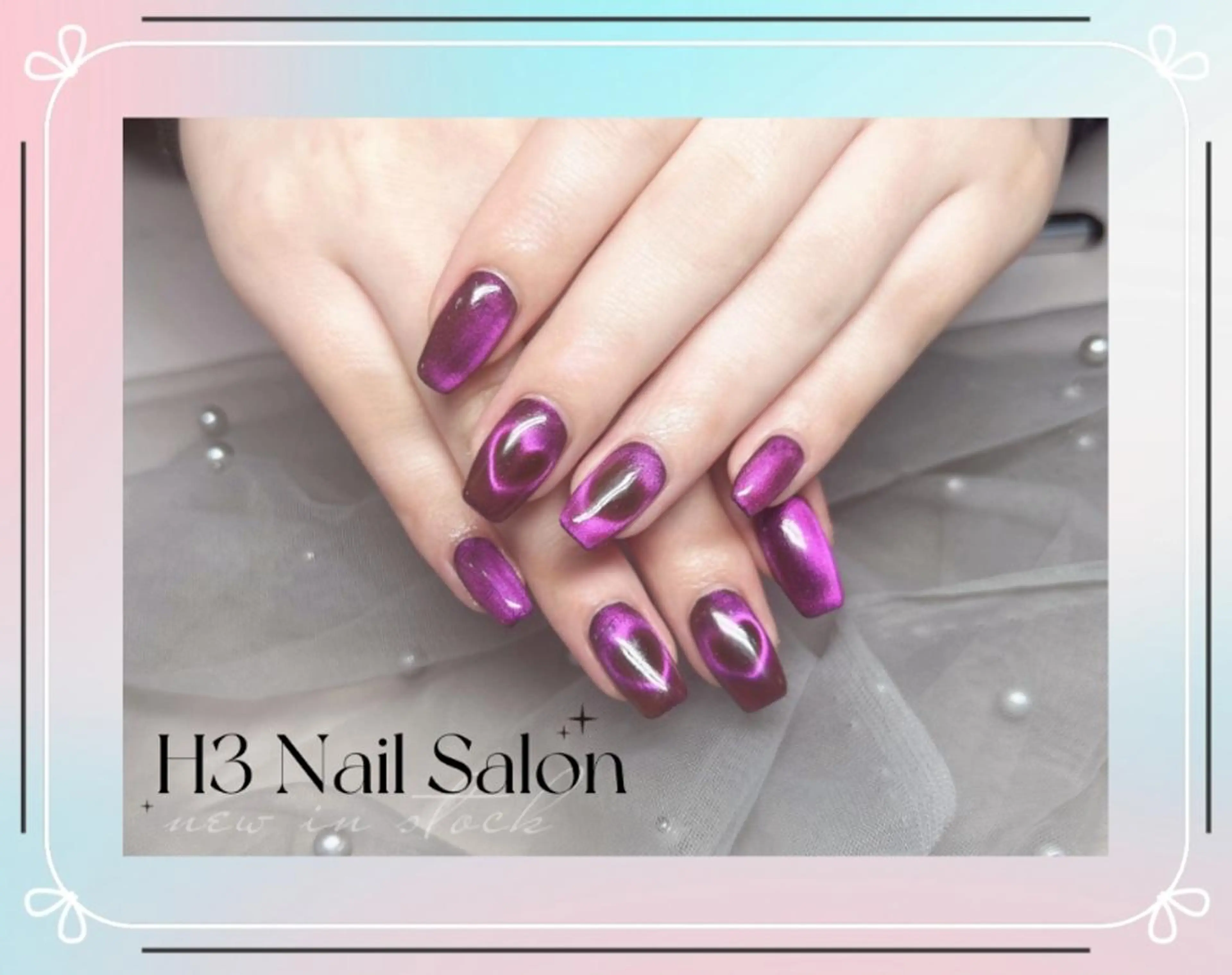 ミディアム ハンドネイル Rola kira ゆめのネイルデザイン