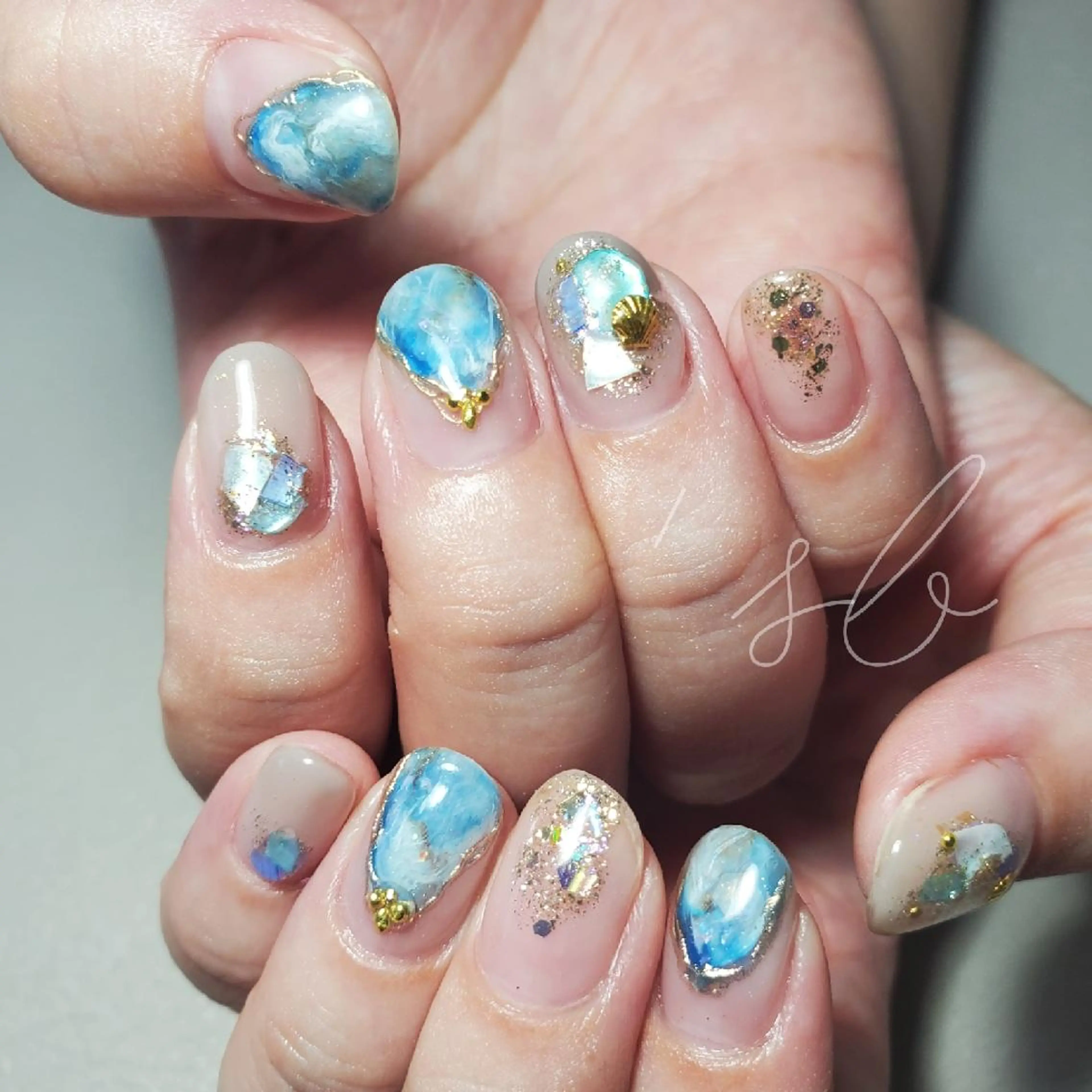 ネイル ハンドネイル nailroom‪ sb‪‪𓈒𓂂𓏸のネイルデザイン