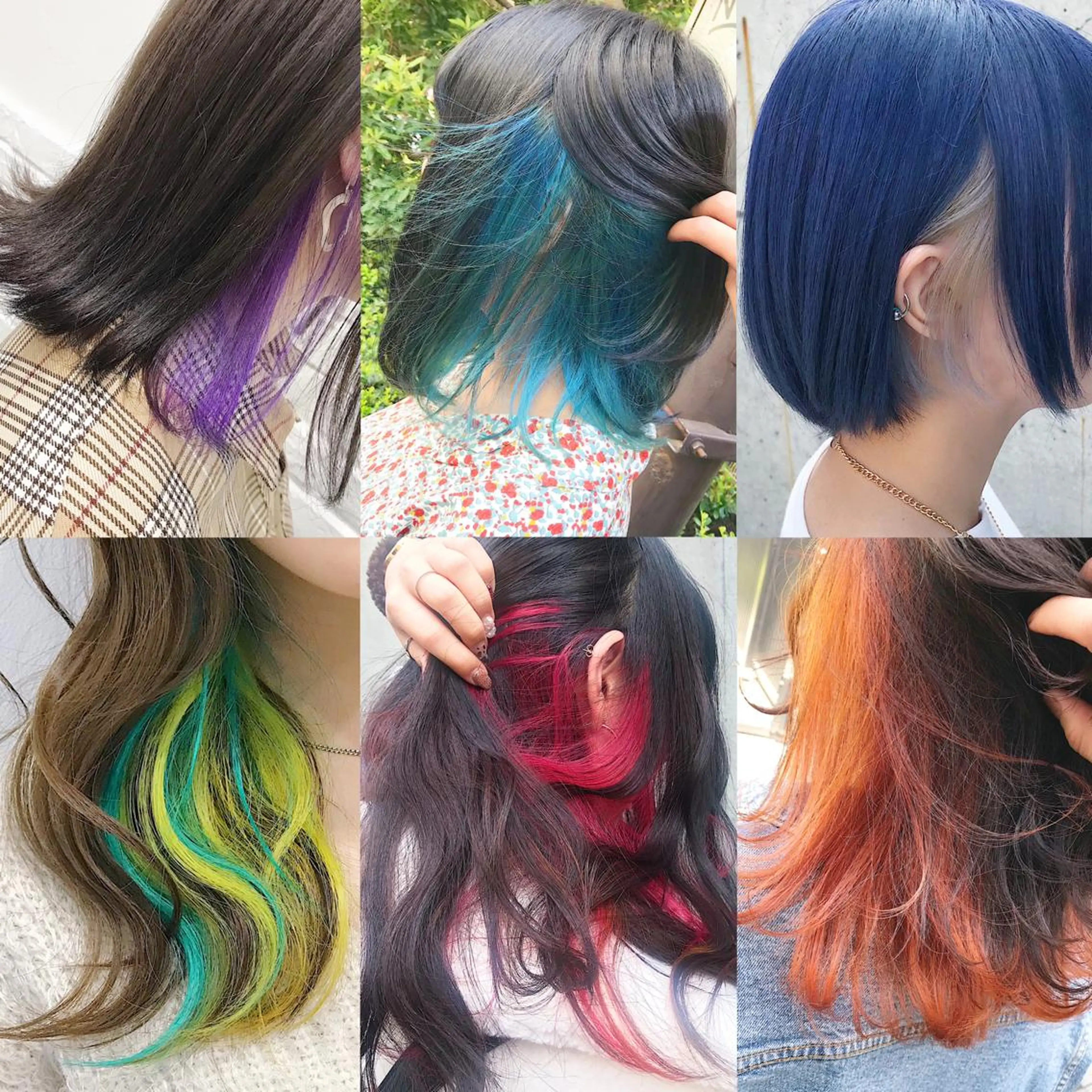 セミロング カラー ヘアアレンジ ヘアカラー トリートメント TAKUMAブリーチ /切りっぱなし🪽のヘアスタイル