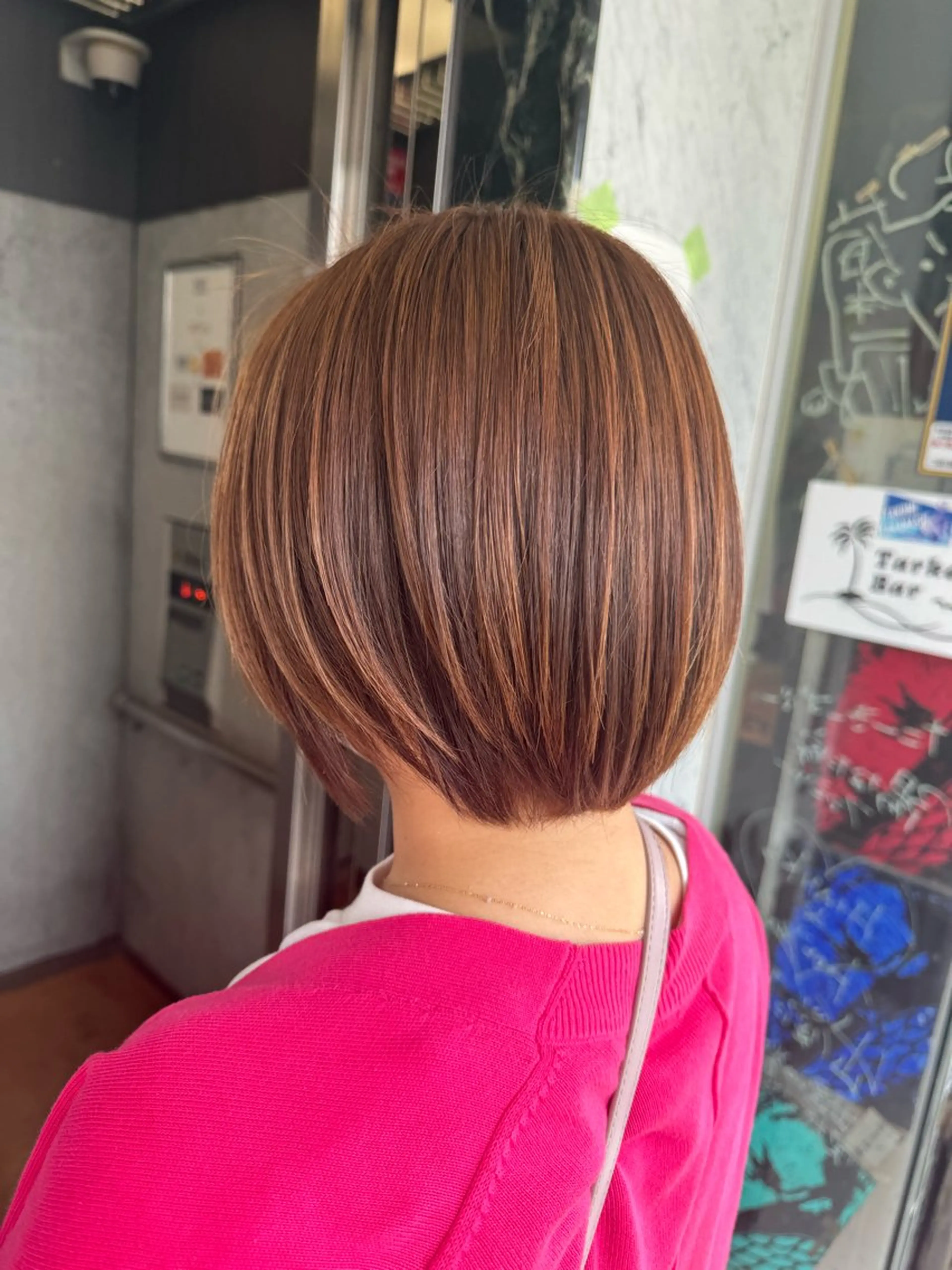 ショート カラー カット ヘアカラー 椎葉 祐也のヘアスタイル