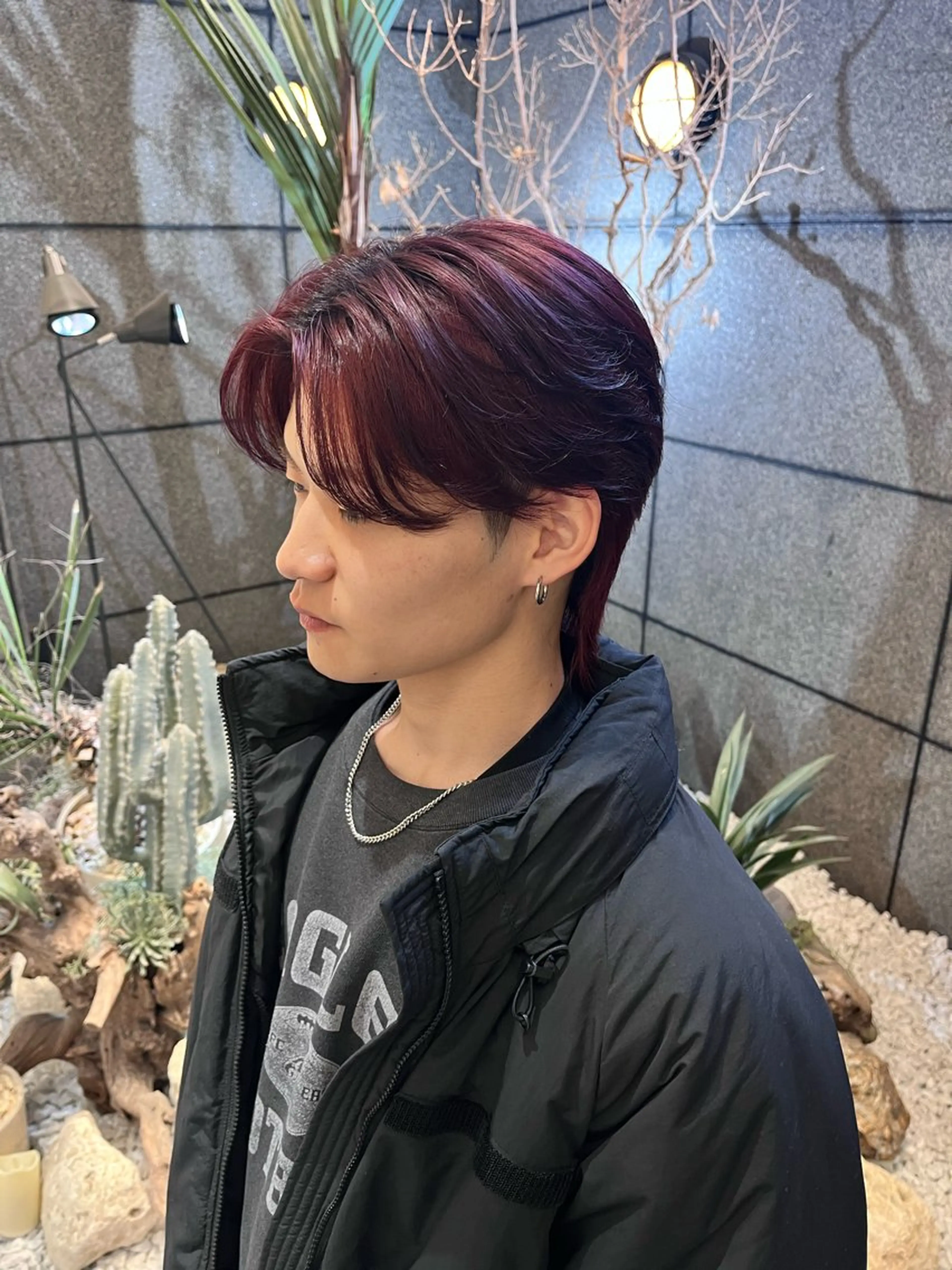 カラー メンズ メンズブリーチ ブリーチ カット ヘアカラー トリートメント ∴Sanae. ∴ トータルビューティーのマツエク・マツパデザイン