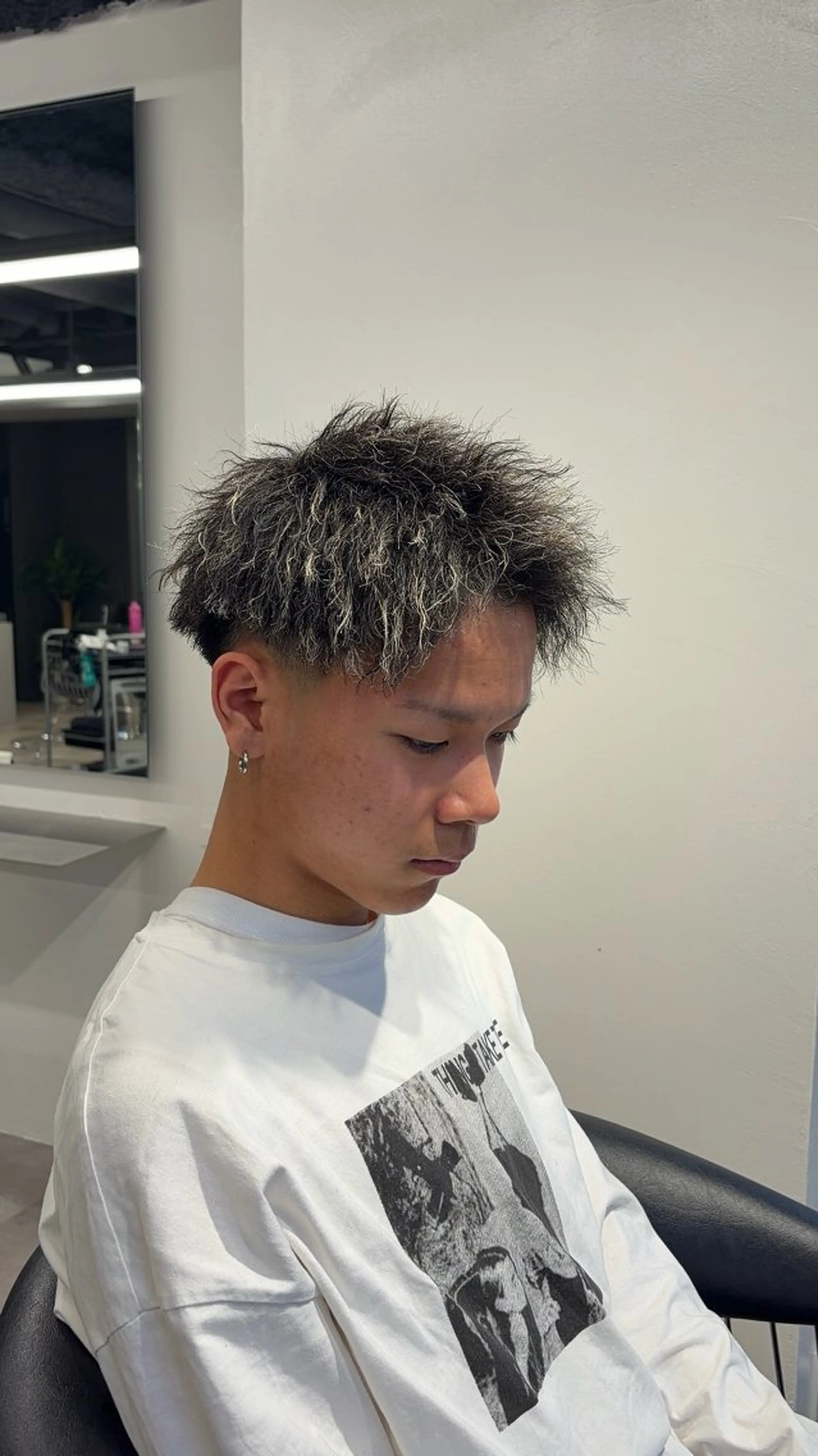 ショート カラー パーマ メンズ メンズ特化美容師 tassyのヘアスタイル