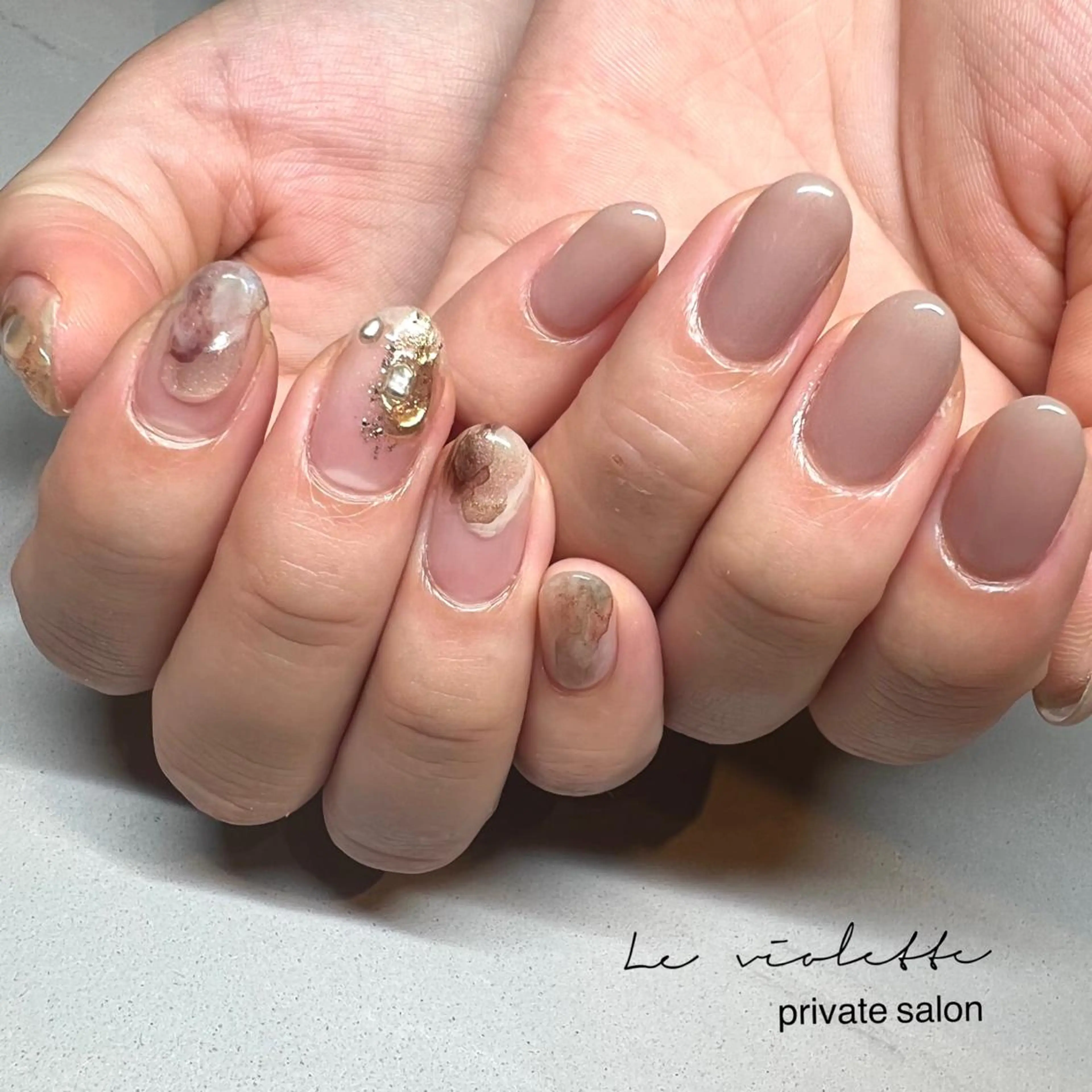 ネイル ハンドネイル le violette所属・le violetteのネイルデザイン