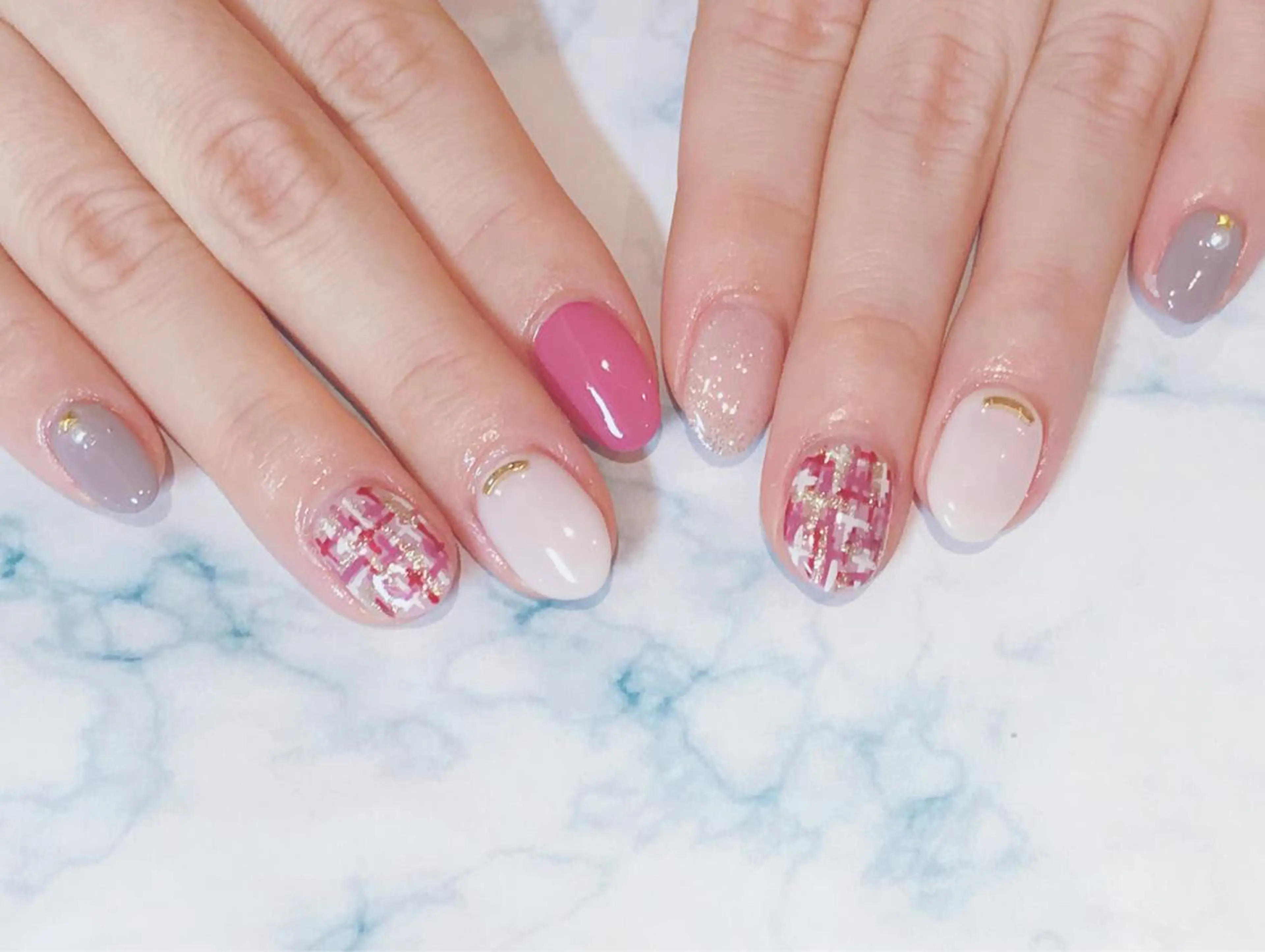 ネイル ハンドネイル もとまつ さちこのネイルデザイン