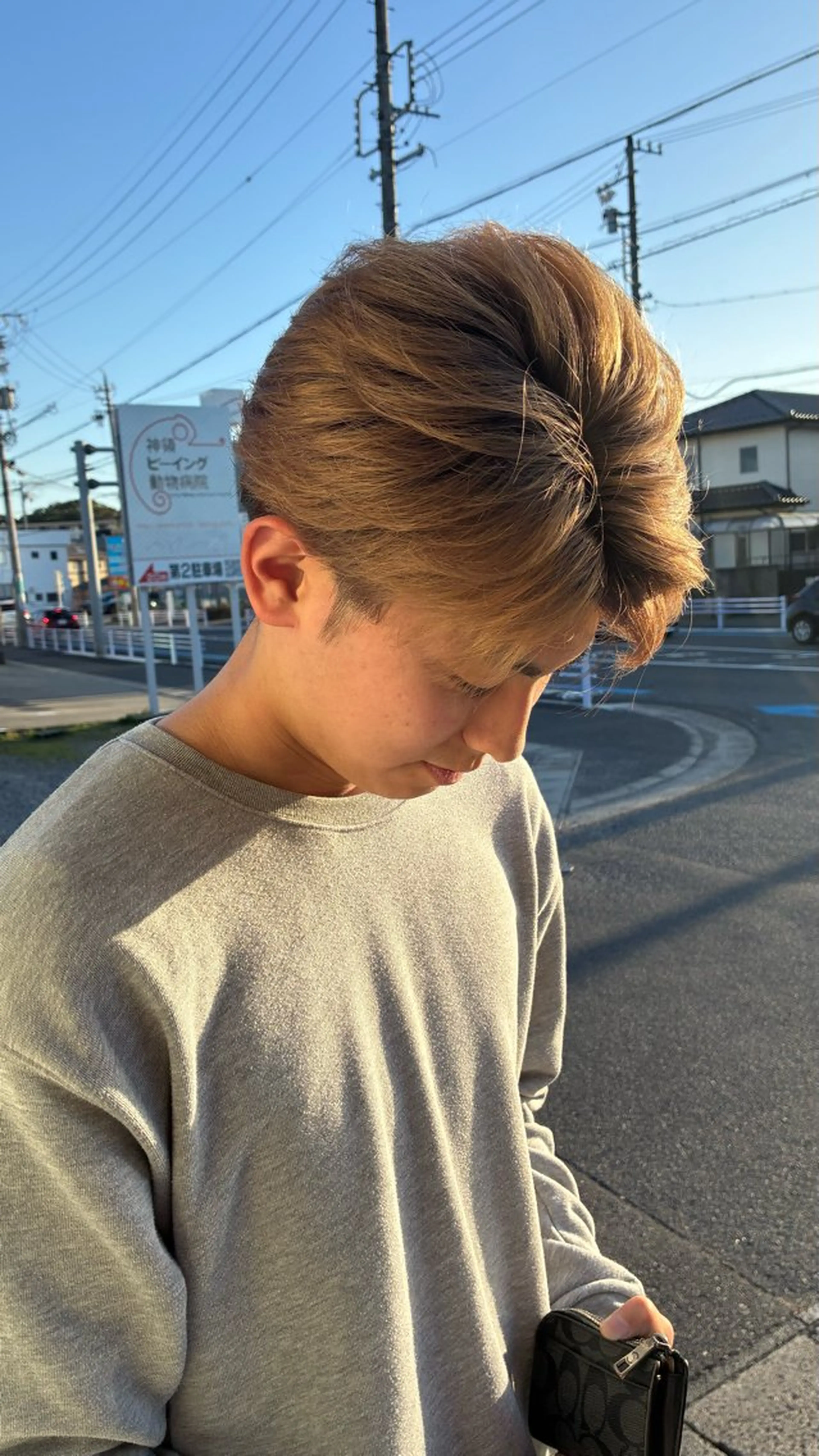 カラー メンズ ⭐️いおり⭐️ ✨透明感カラー✨のヘアスタイル