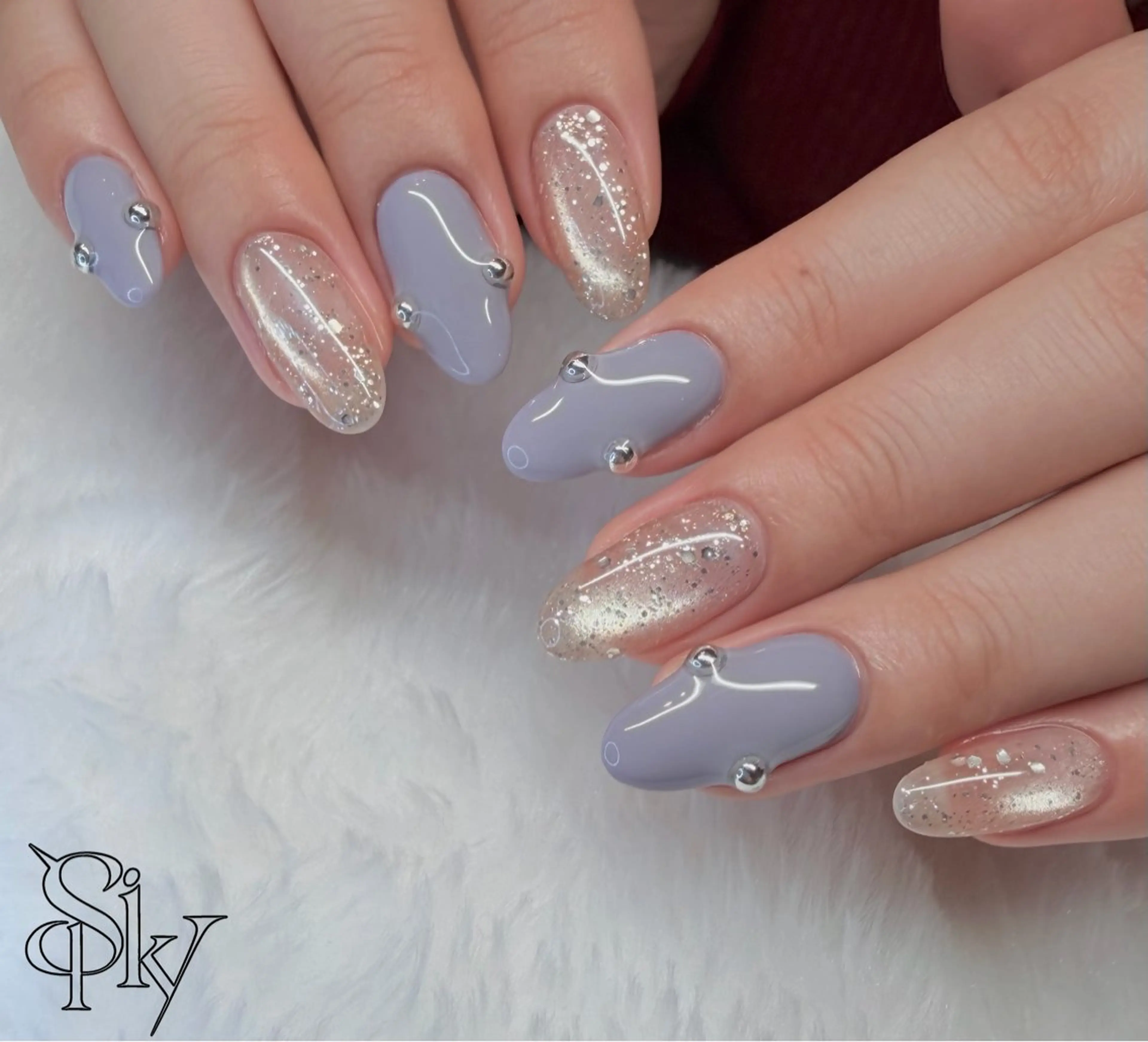 ネイル ハンドネイル Spiky とうげ ふうかのネイルデザイン