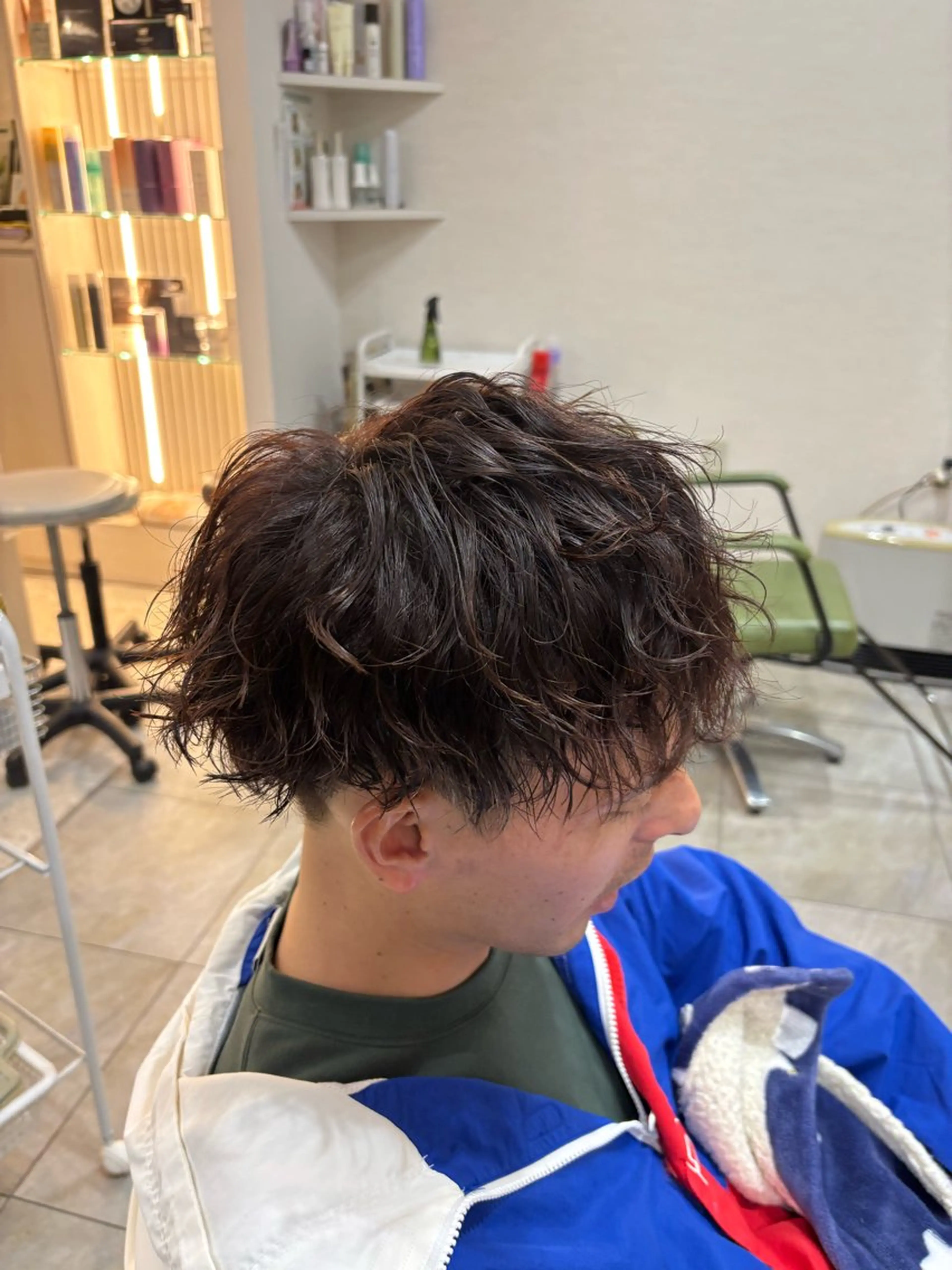 パーマ メンズ パーマ 布川 恭大のヘアスタイル