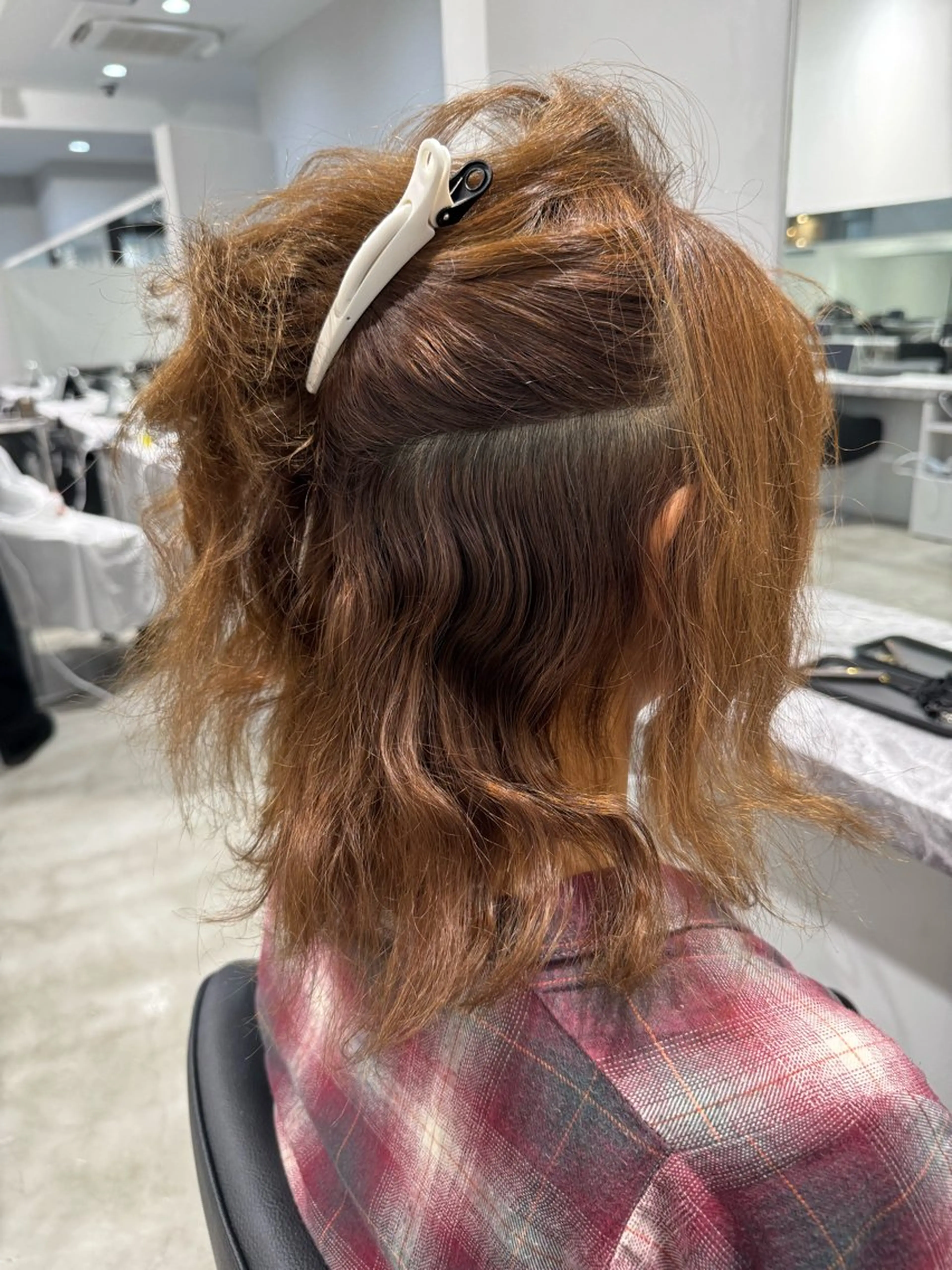 ミディアム カラー パーマ トリートメント ストレートパーマ 縮毛矯正 トリートメント 年齢悩みを全て解消/ 白髪と癖毛　松本雄光のヘアスタイル