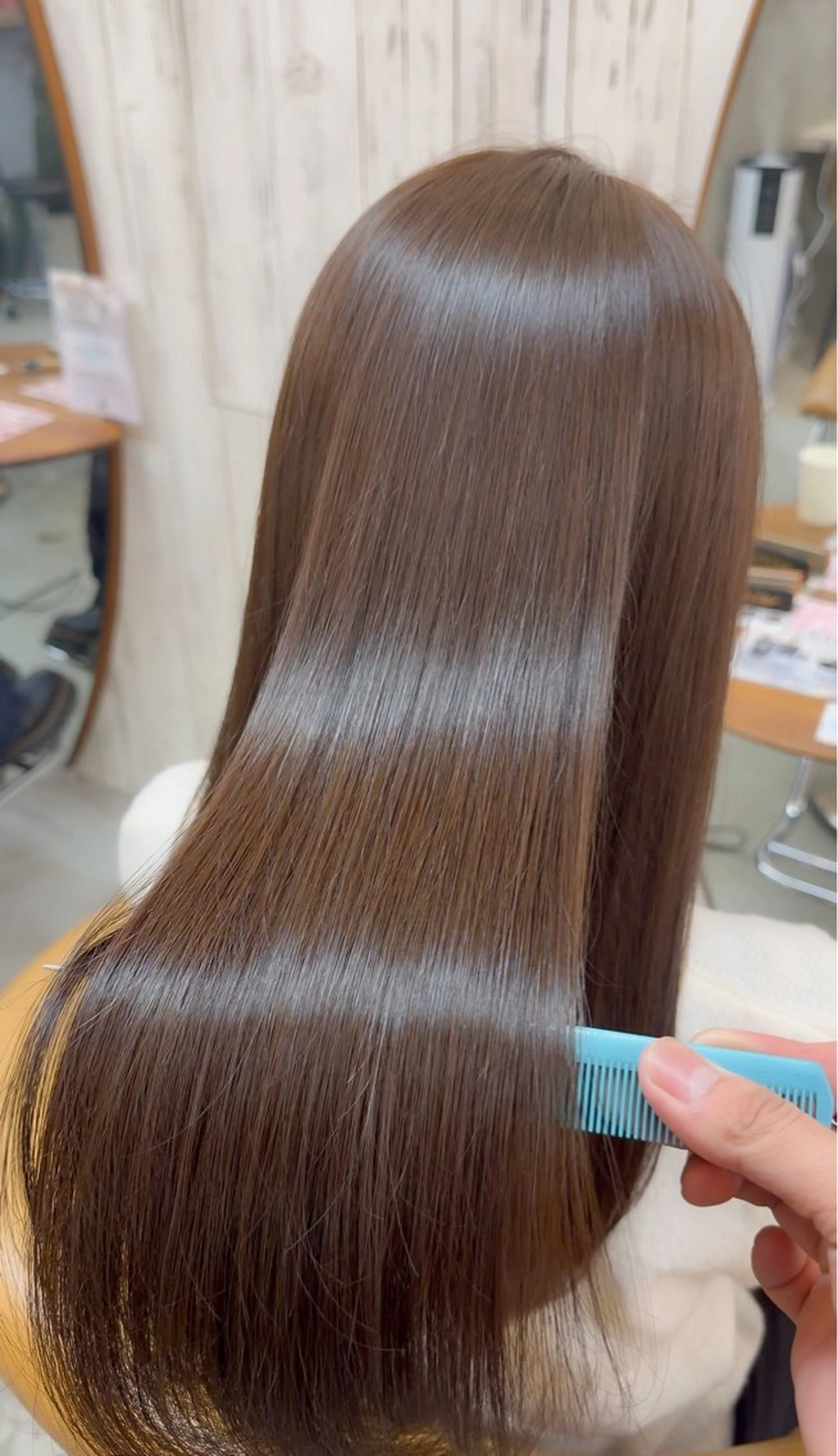 【❣️ダメージが気になる方💎】カット+カラー+高保湿スチーム1step+ケラスターゼマスク付‼️ 髪質改善 横浜の写真