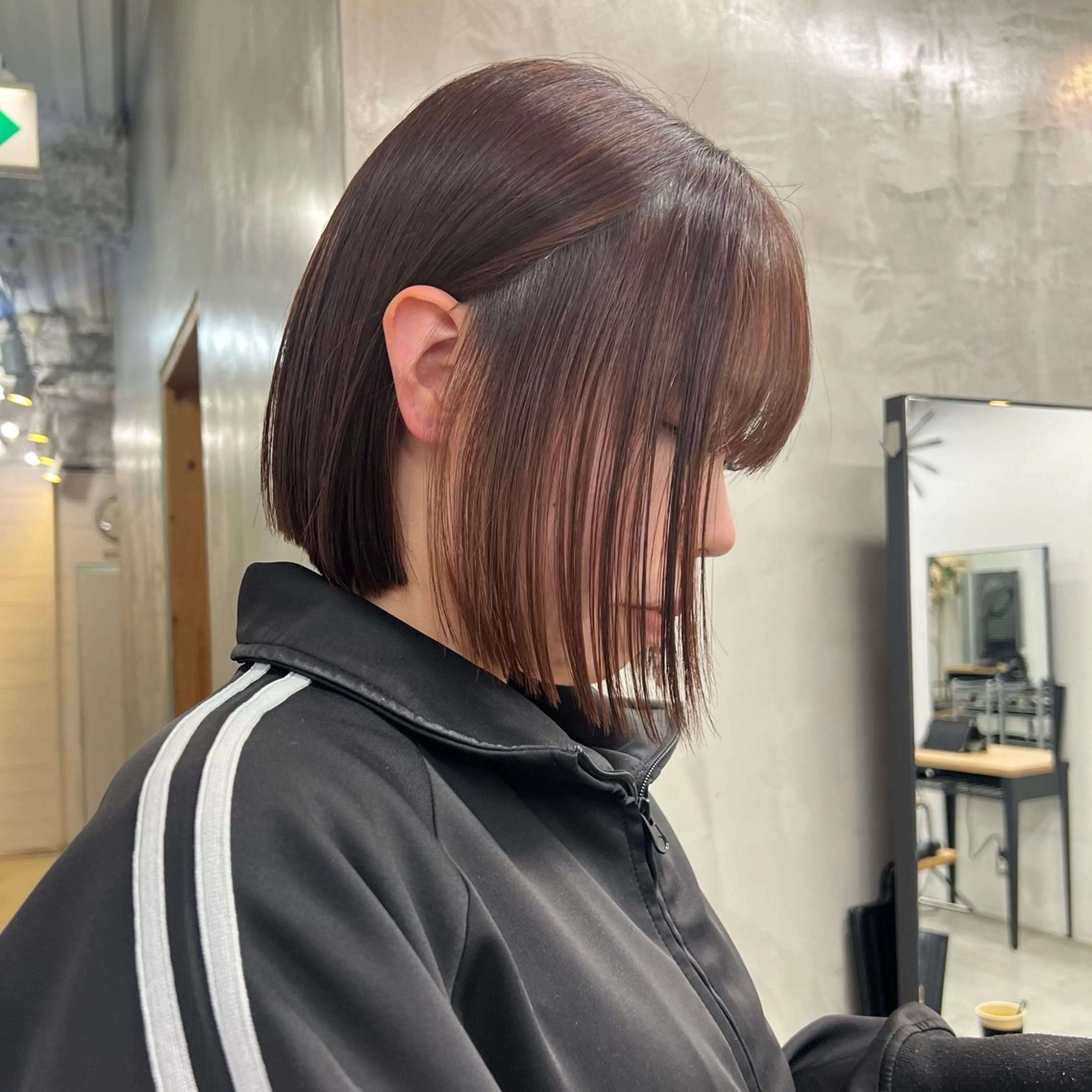 ミディアム 暖色カラー/レイヤー カット☁️MEI☁️のヘアスタイル