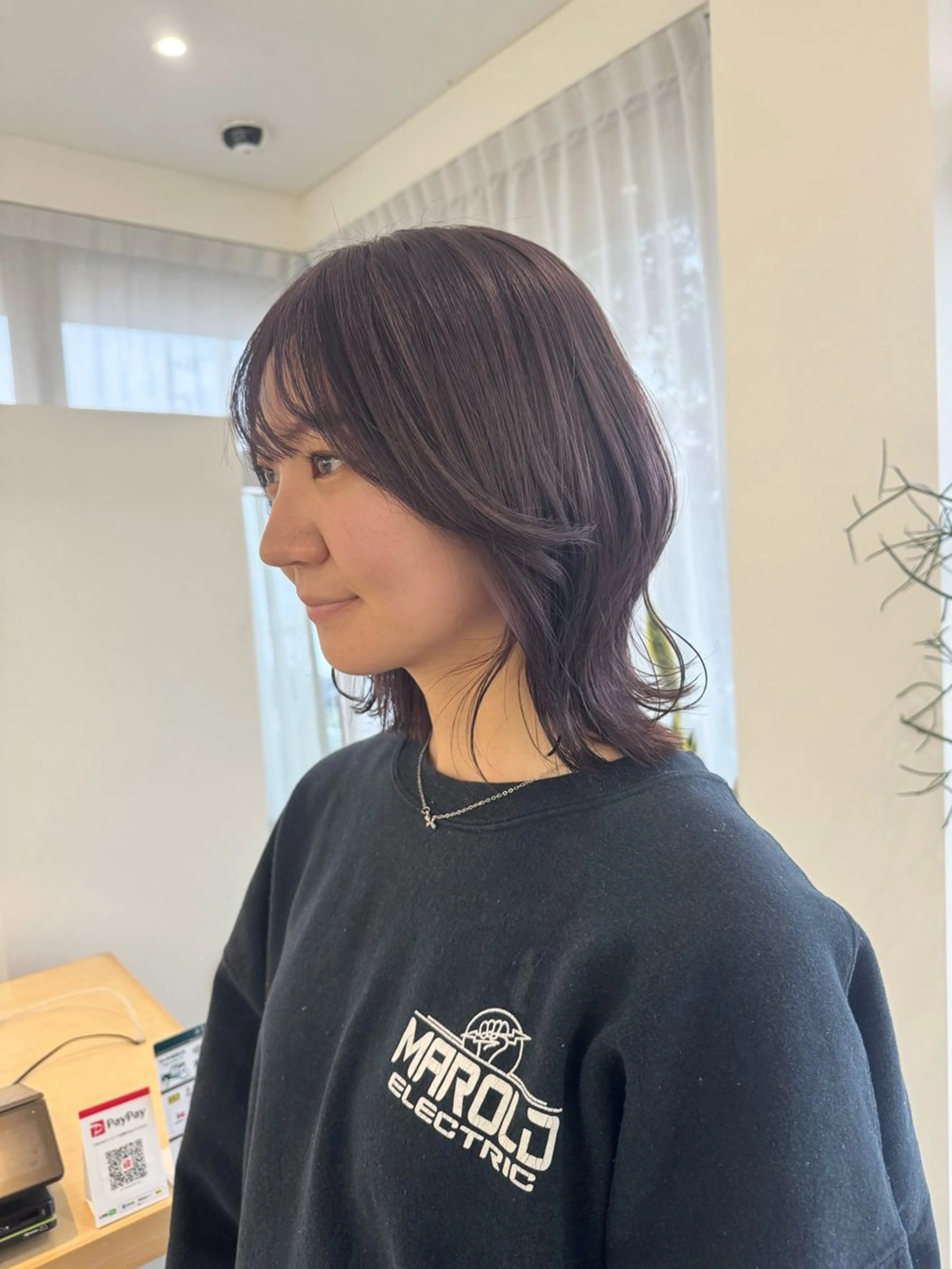 カラー 瀬長なおみ U too e'sのヘアスタイル