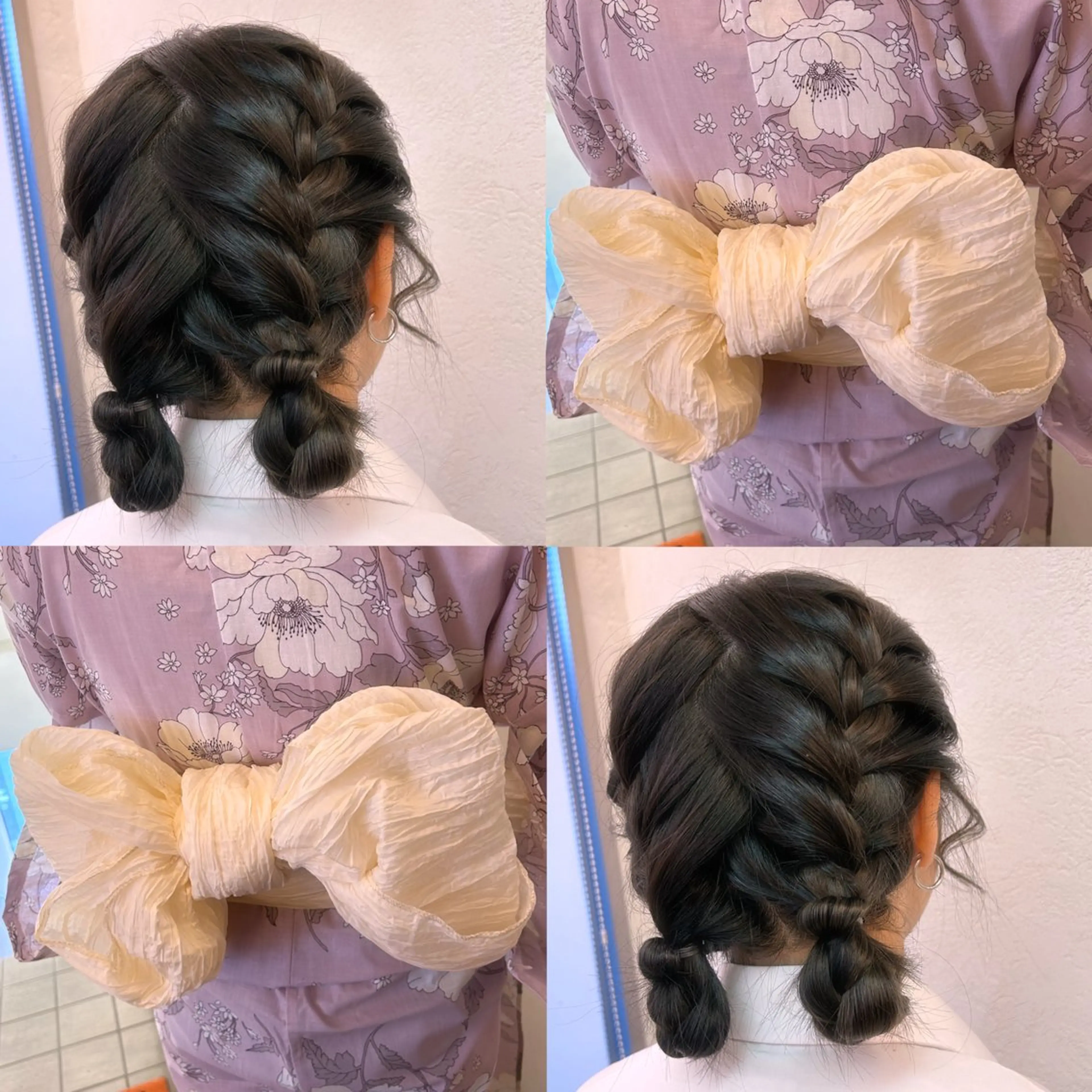 ヘアアレンジ 浴衣 三瓶 公子のヘアスタイル