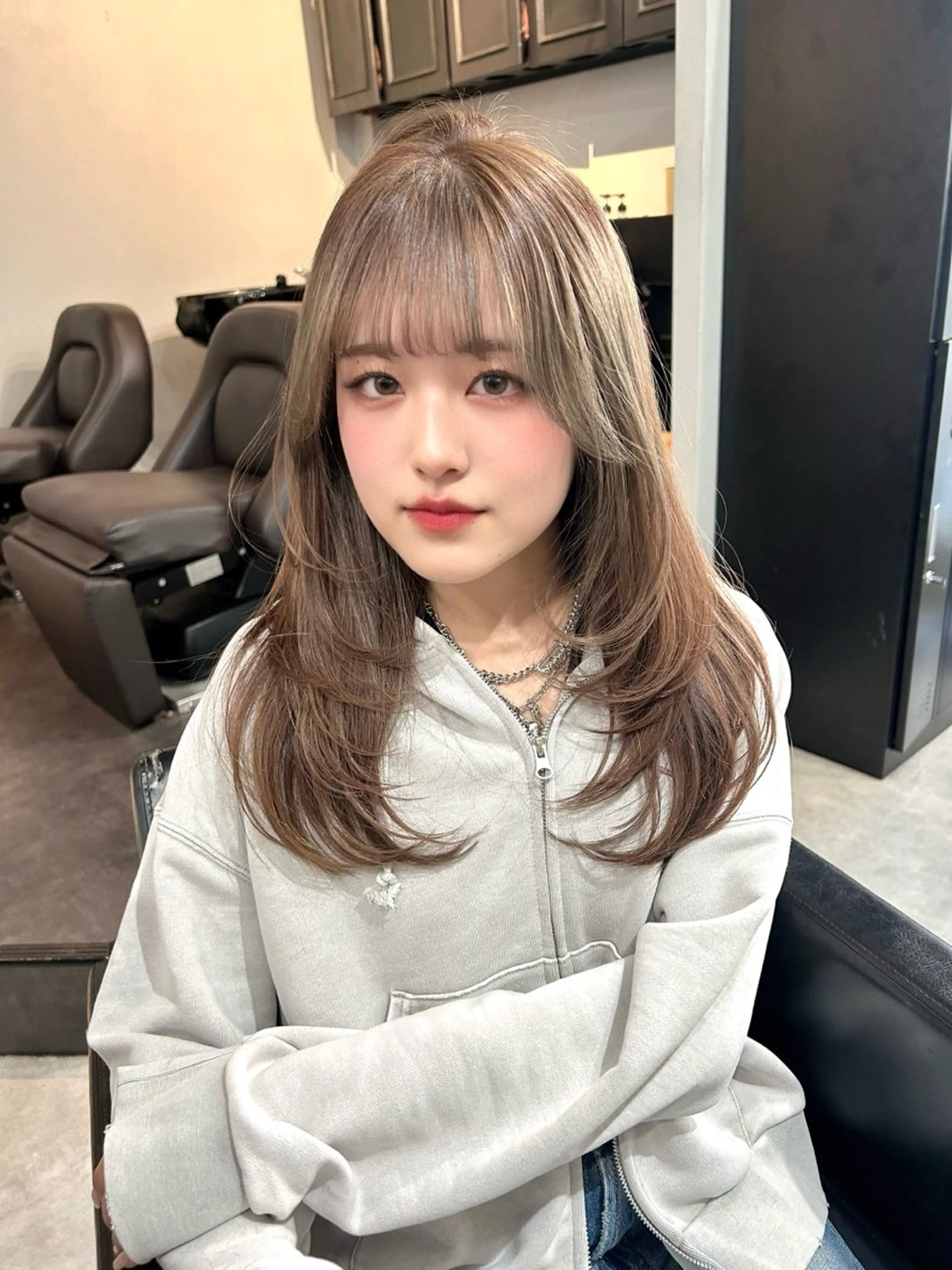 ロング カラー カット ヘアカラー トリートメント I’ve所属・💘大人可愛く💘 Natsuki❥❥❥のヘアスタイル