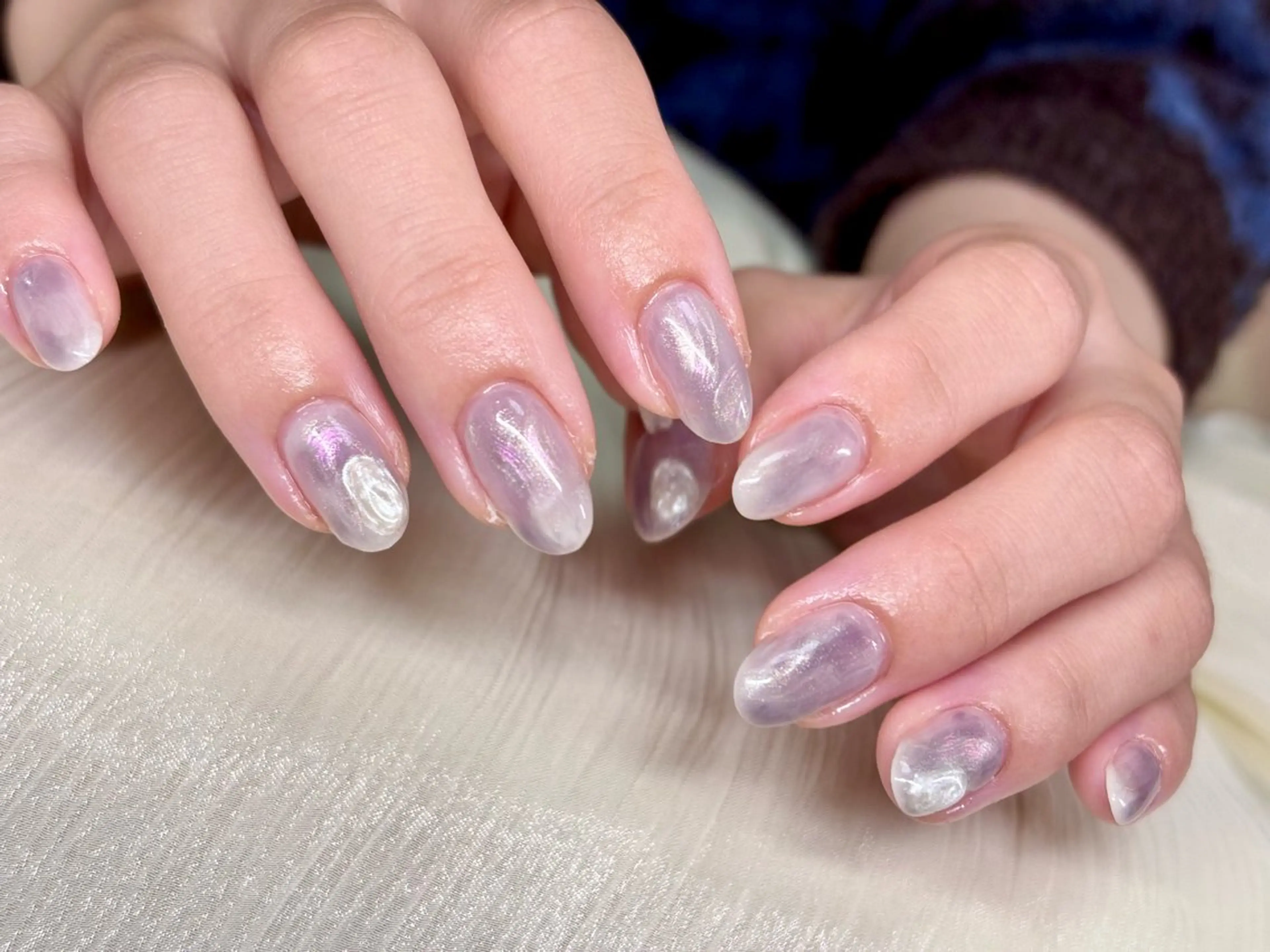 ネイル ニュアンスネイル 春ネイル ETE LUNA NAILのネイルデザイン