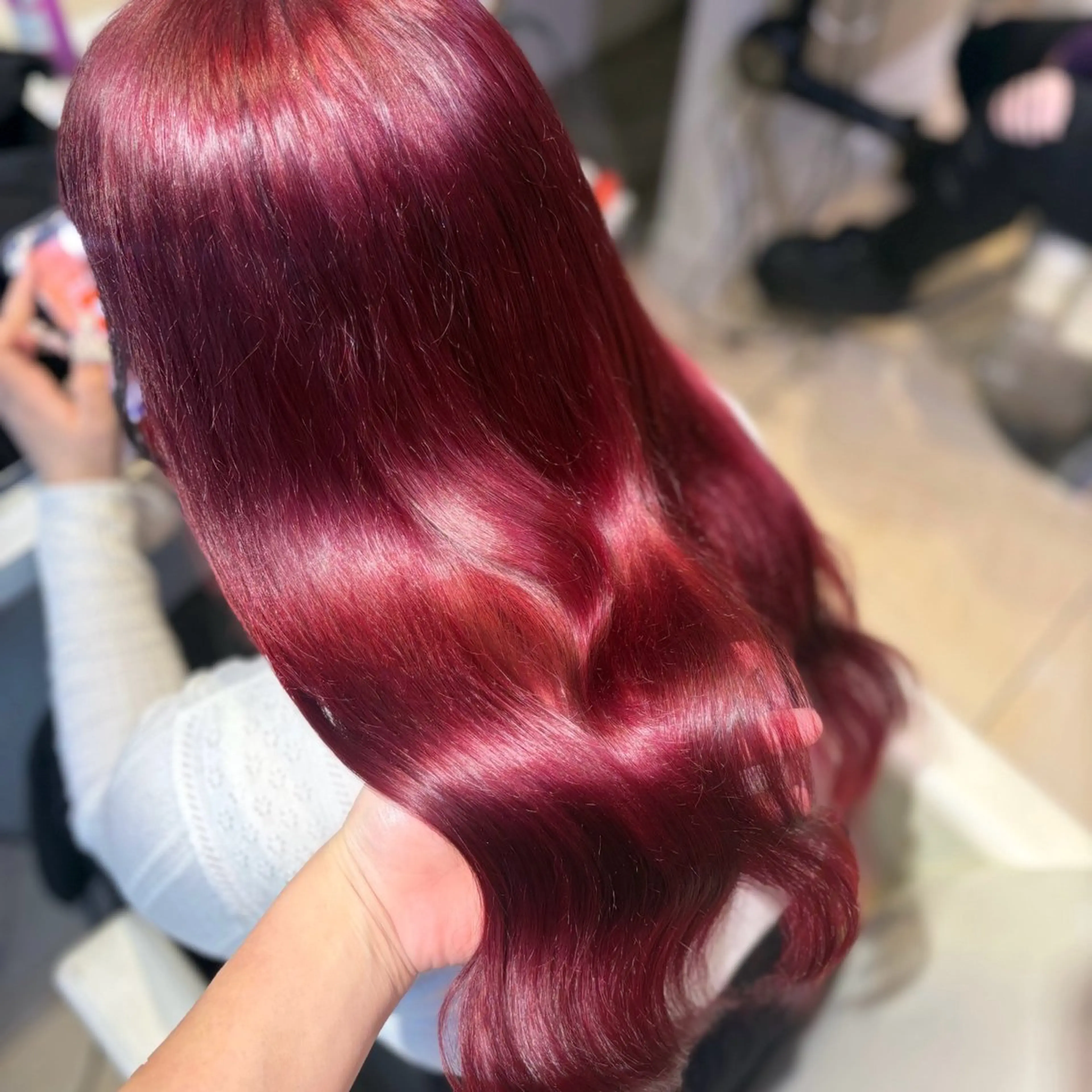 ロング ヘアカラー トリートメント 新宿/艶カラー 🎀エクステKANAのヘアスタイル
