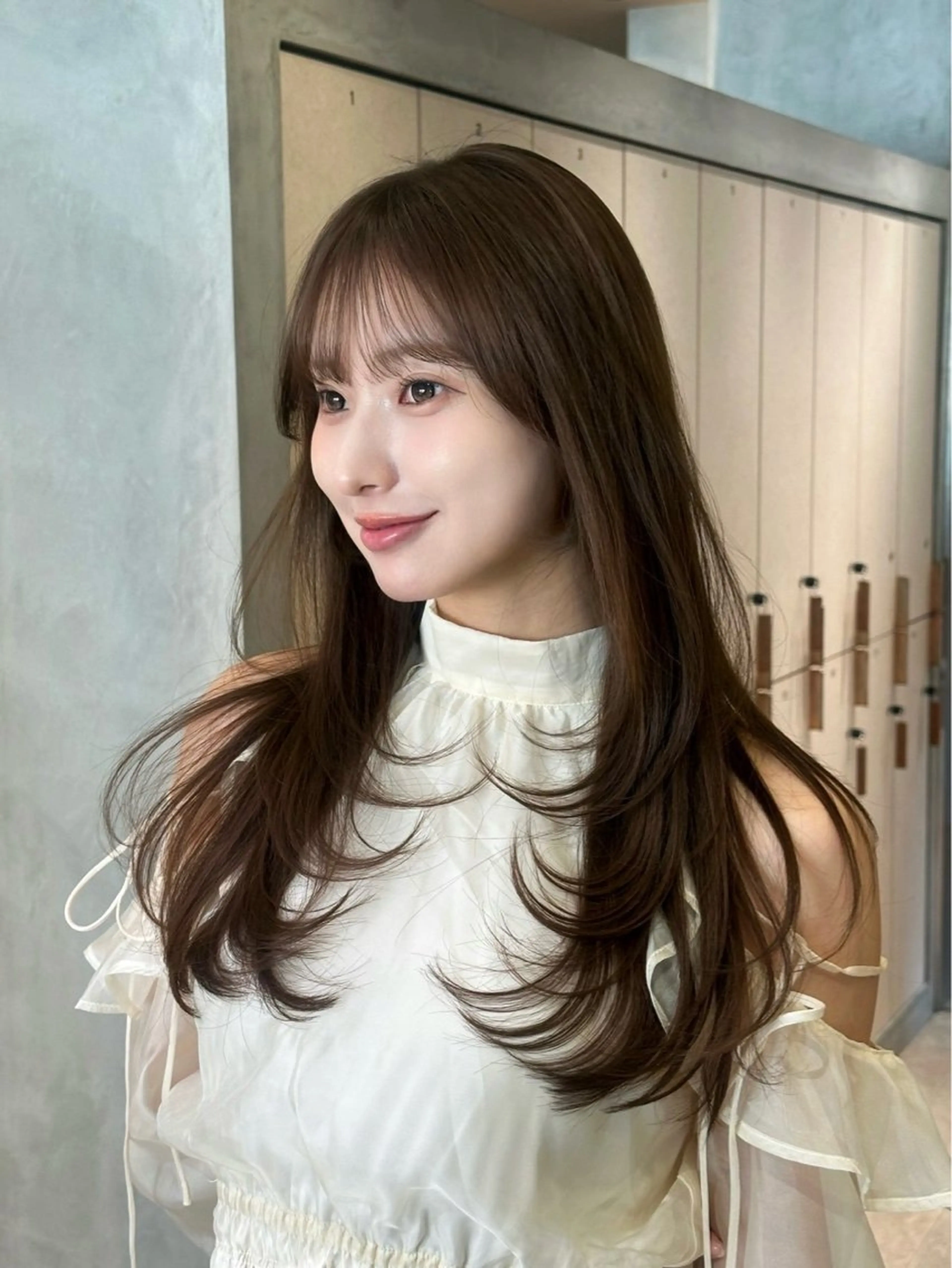 ロング 韓国ヘア/ ミラノのヘアスタイル