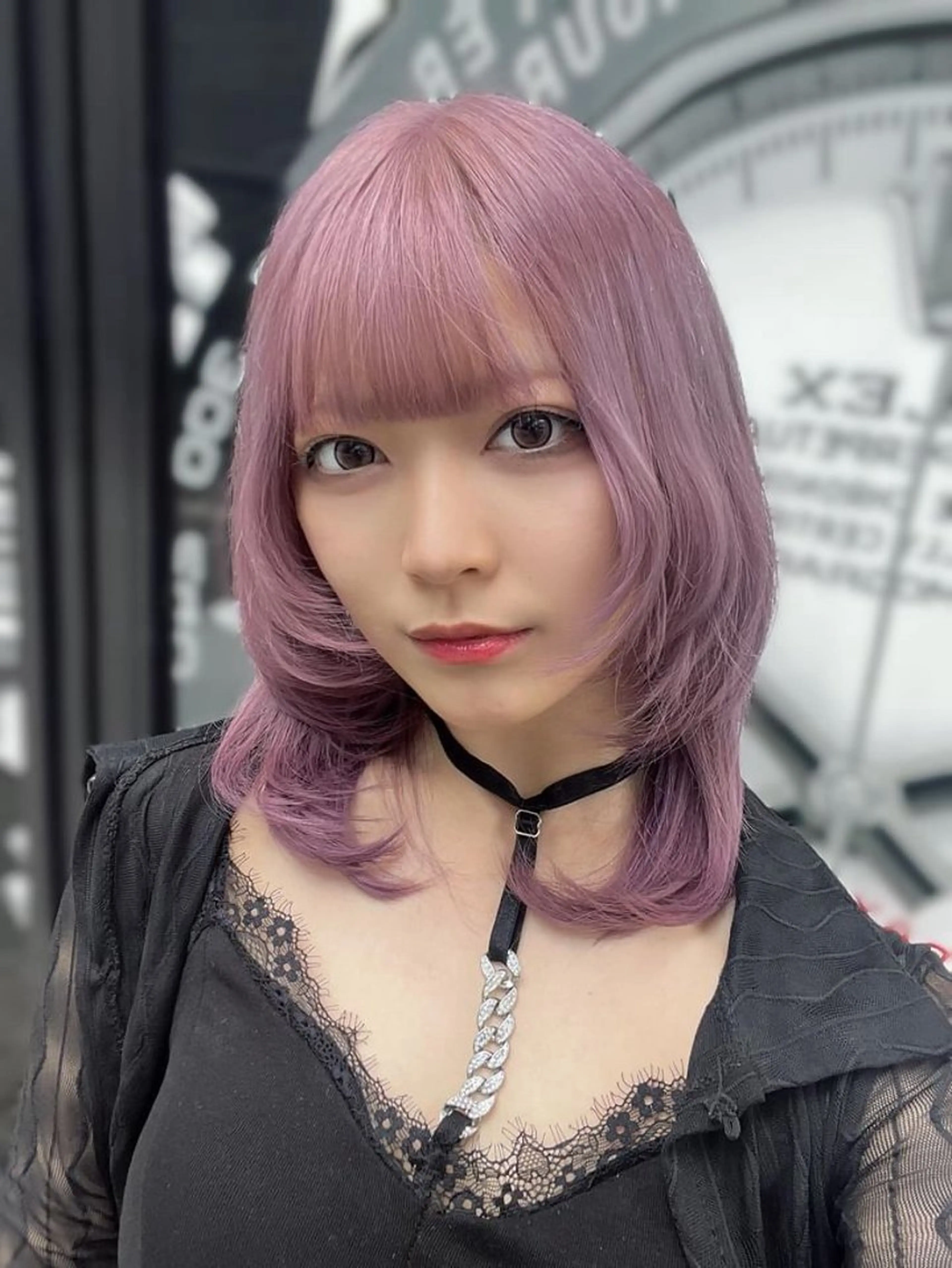 セミロング カラー Selenehair 三条本店のヘアスタイル