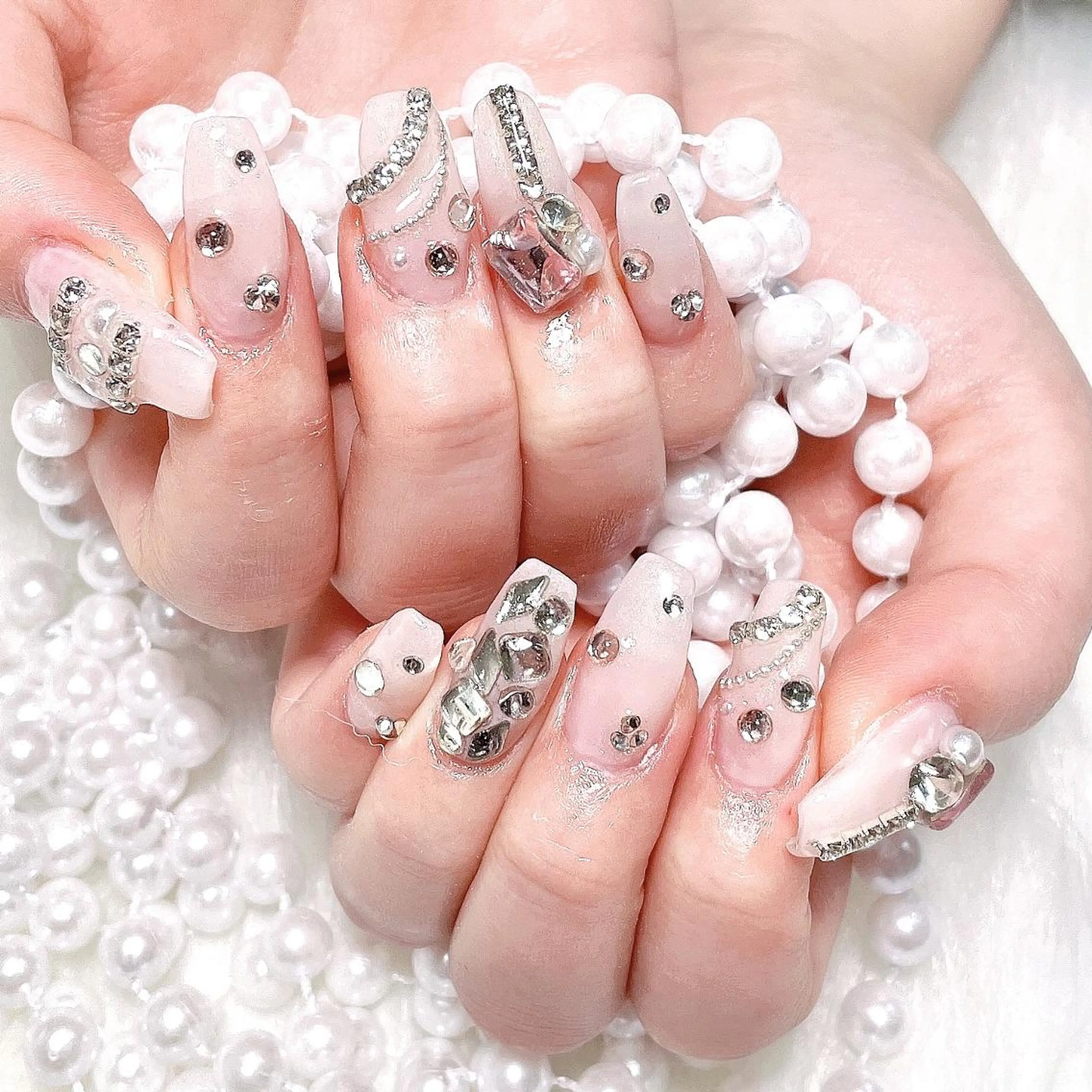 ネイル 🦋チップ長さだし 専門店🦋のネイルデザイン