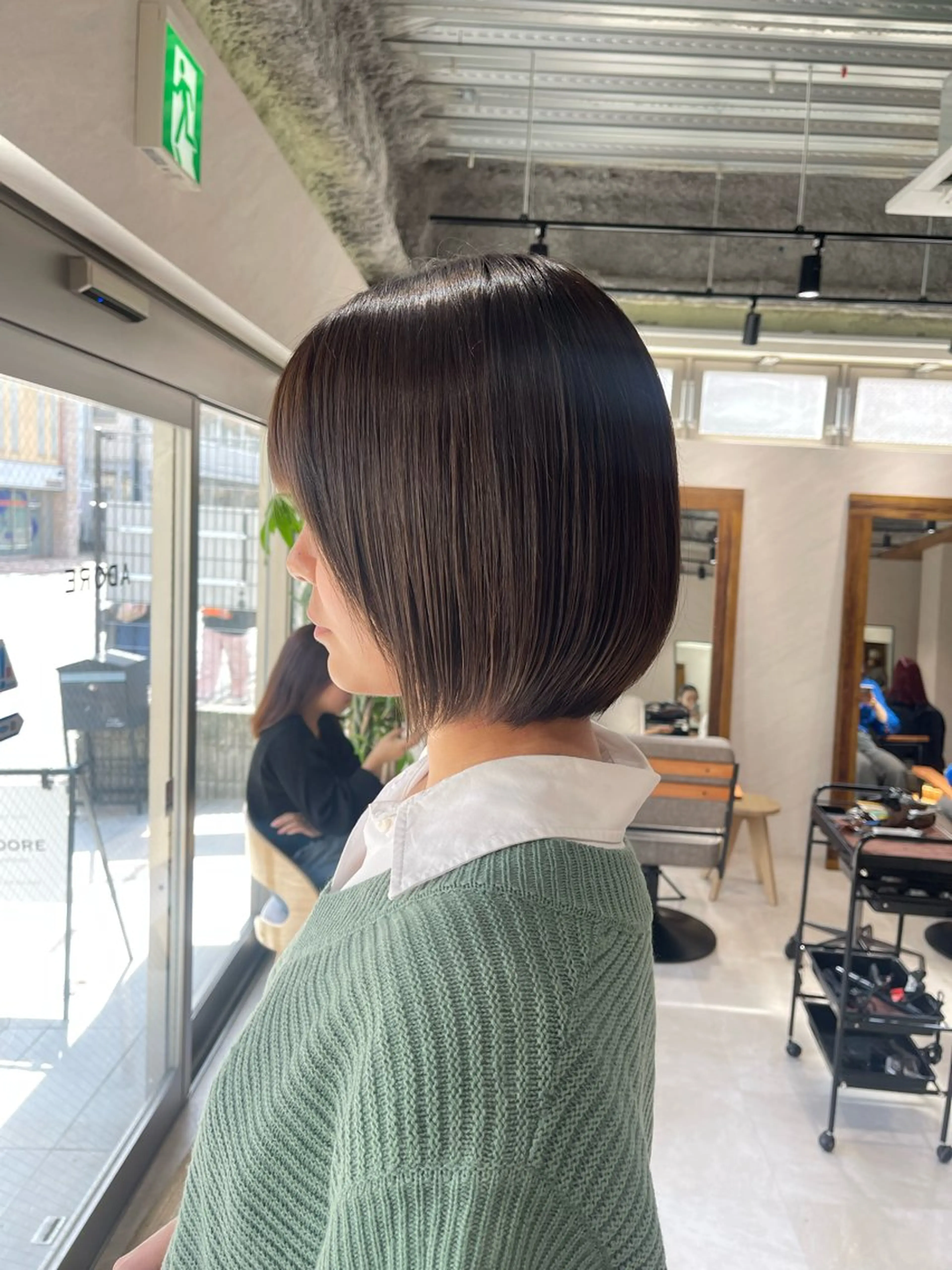 ショート カラー ボブ 伸ばしかけ 🩵ボブ/レイヤー /髪質改善🩵のヘアスタイル