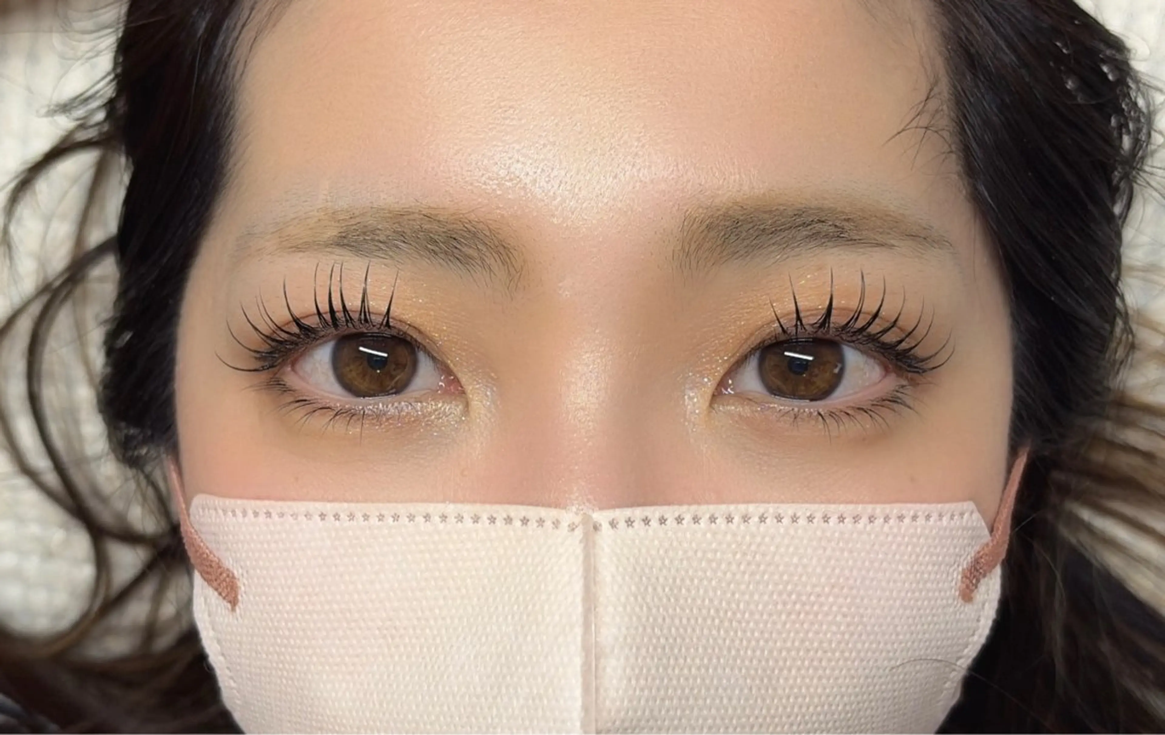 下まつげエクステ20本(上まつげメニューとセットでのご案内となります)の写真