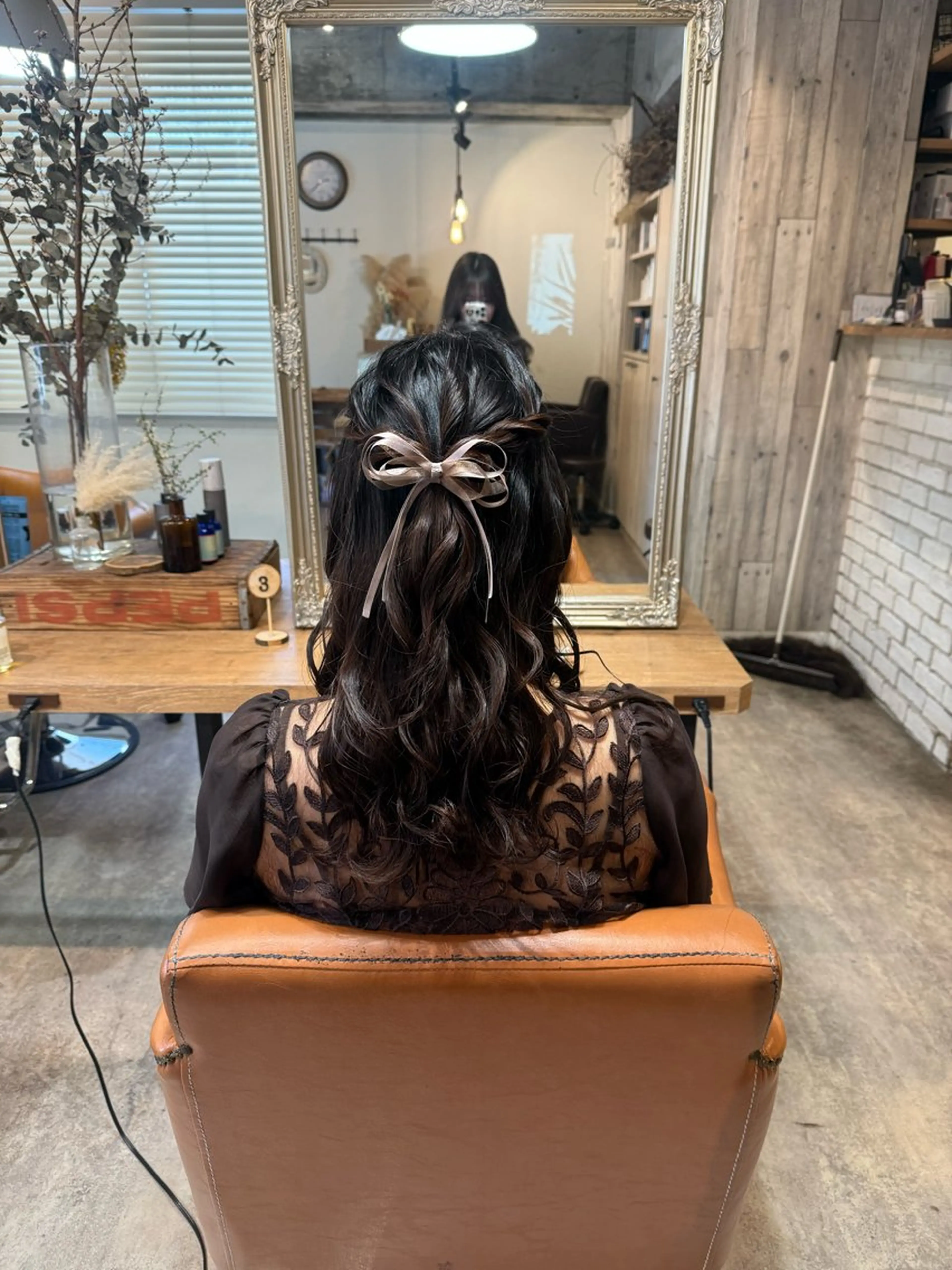 セミロング ヘアセット 𝑯𝑨𝑹𝑬 🧦𝑨𝑶𝑰のヘアスタイル