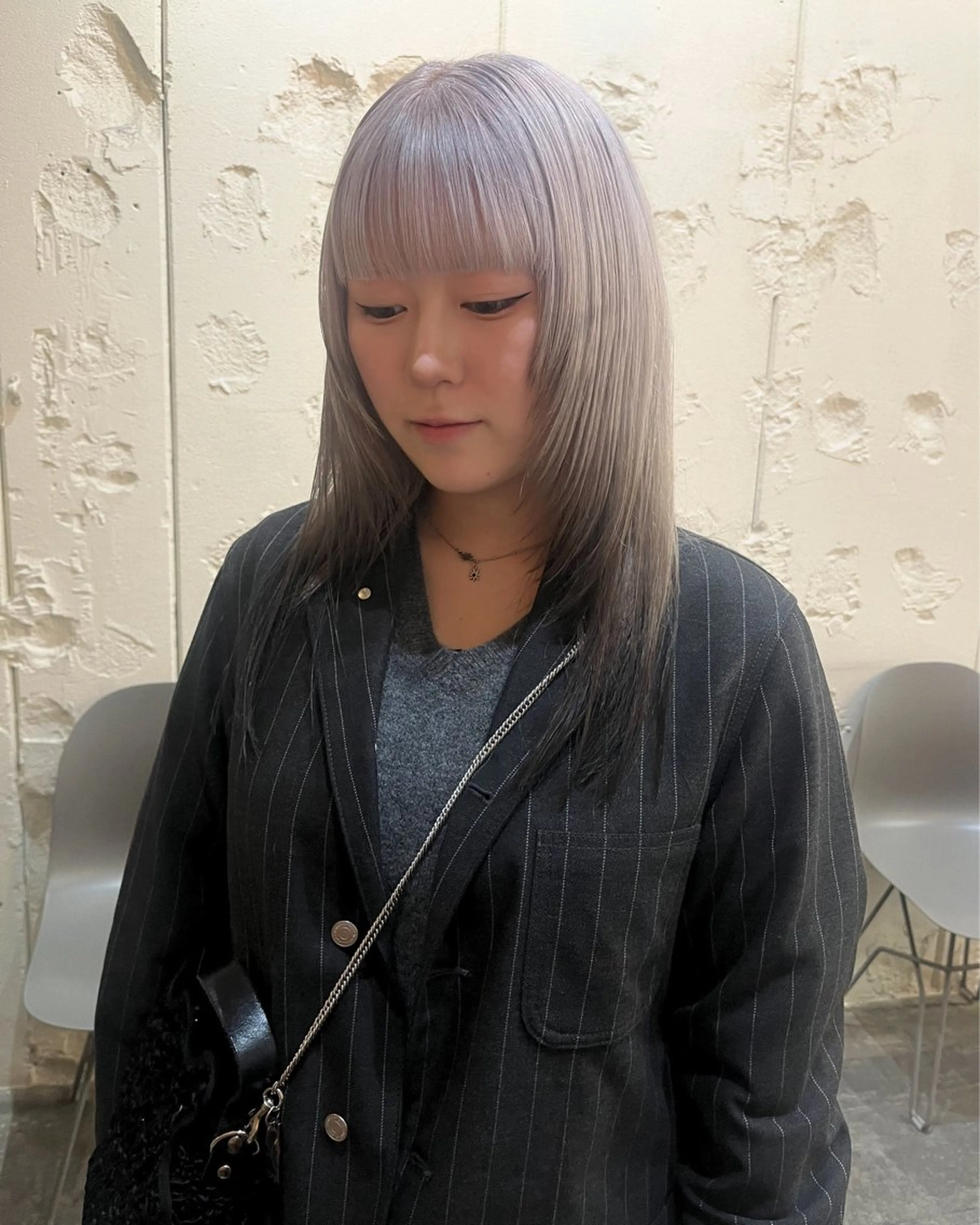 ロング カラー カット ヘアカラー トリートメント SALOWIN町田所属・ハイトーン🦢 Natsumiのヘアスタイル