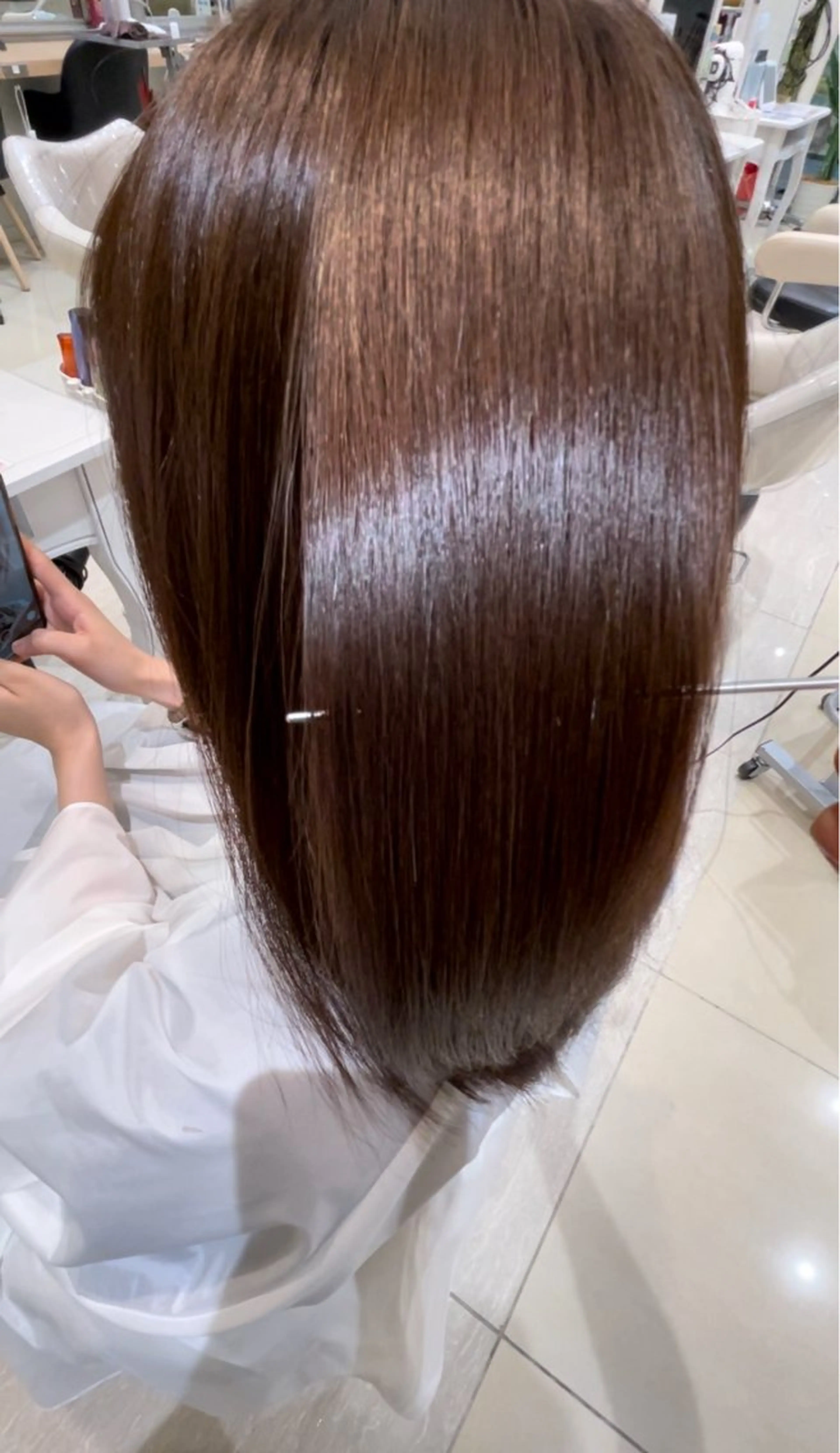 セミロング レイヤー×ハイライト 🌷RINA🌷のヘアスタイル