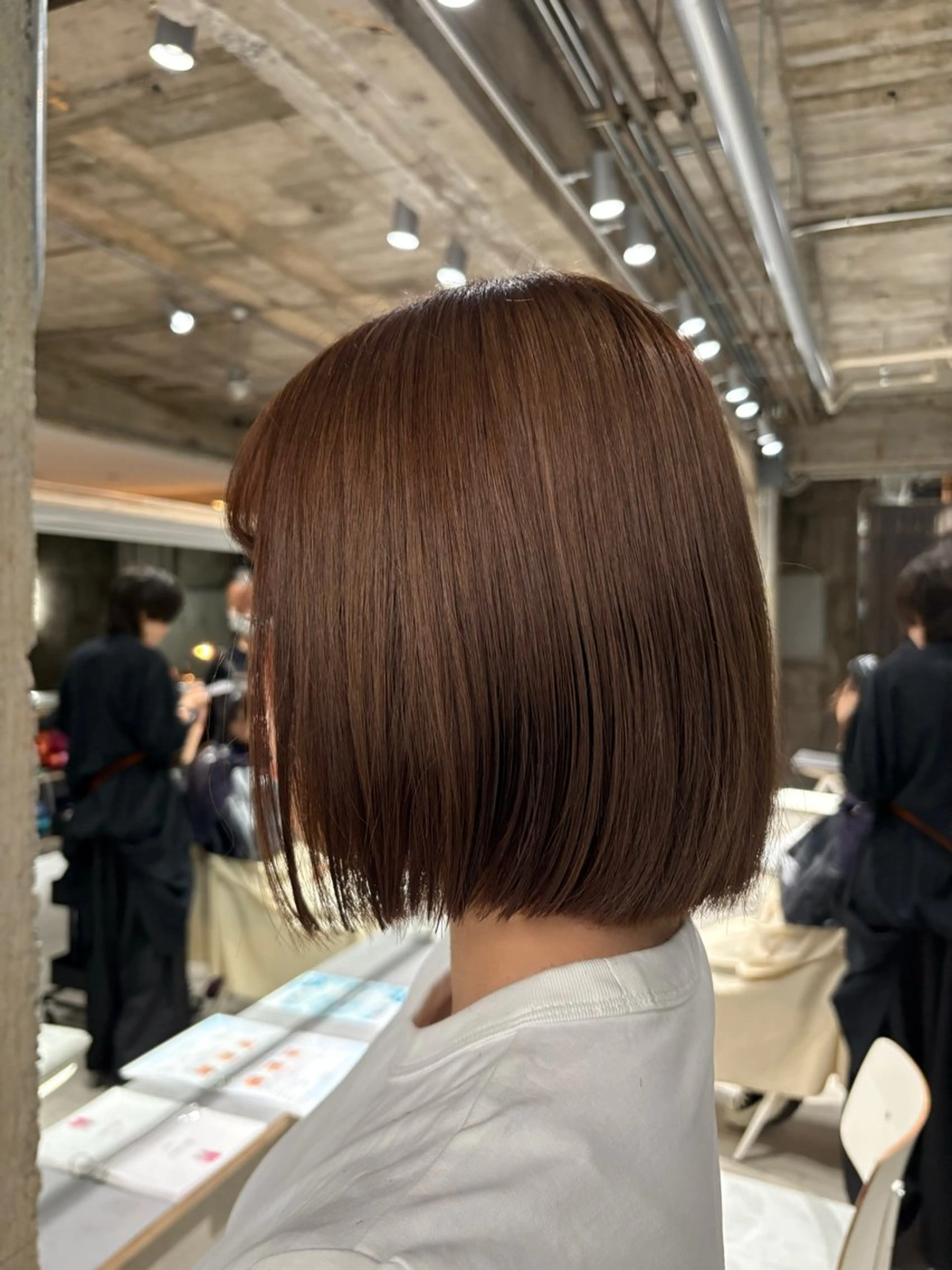 ショート ヘアカラー 玉置 七海のヘアスタイル