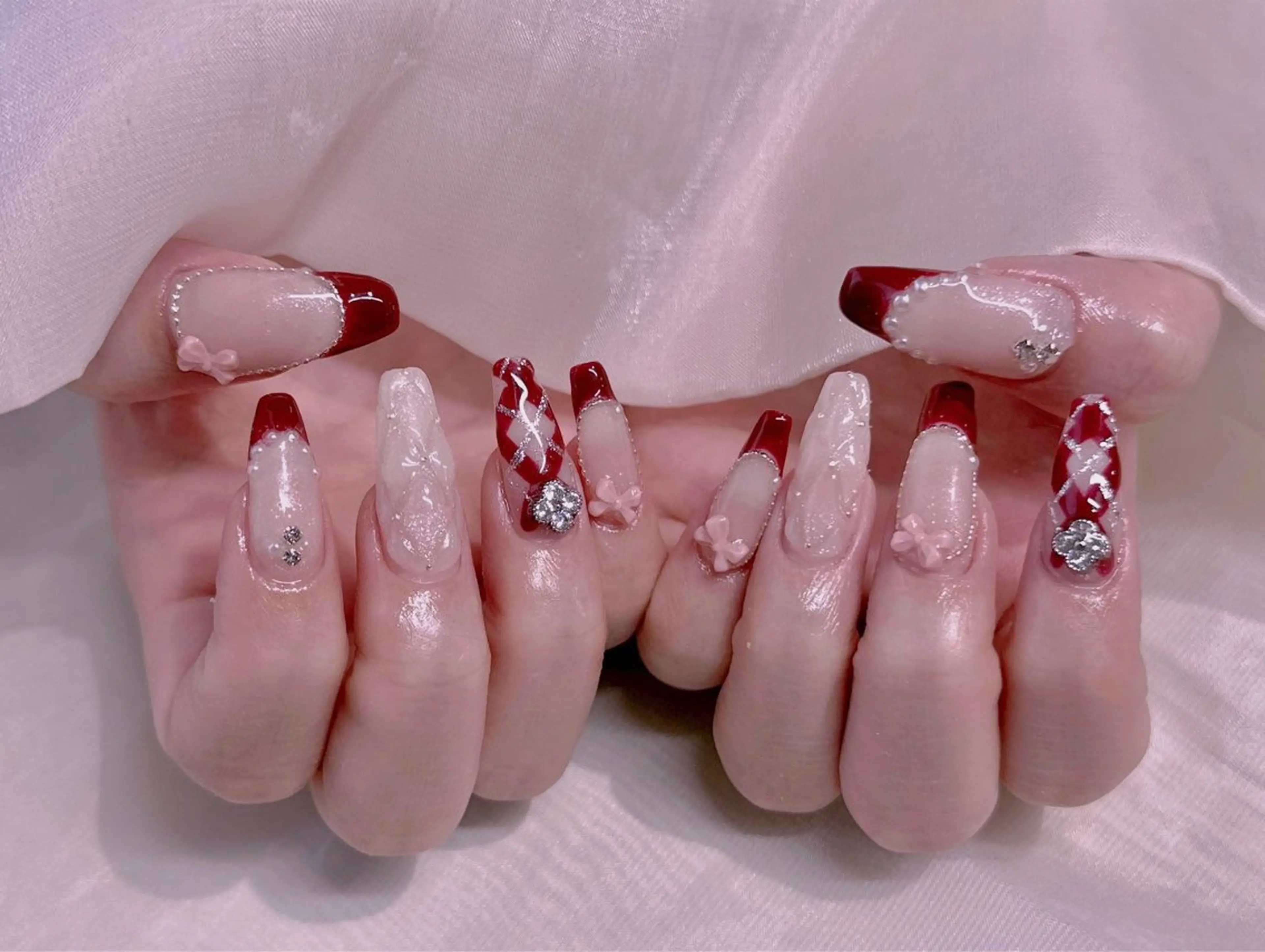 ネイル 長さだし専門店 M2　rikaのネイルデザイン