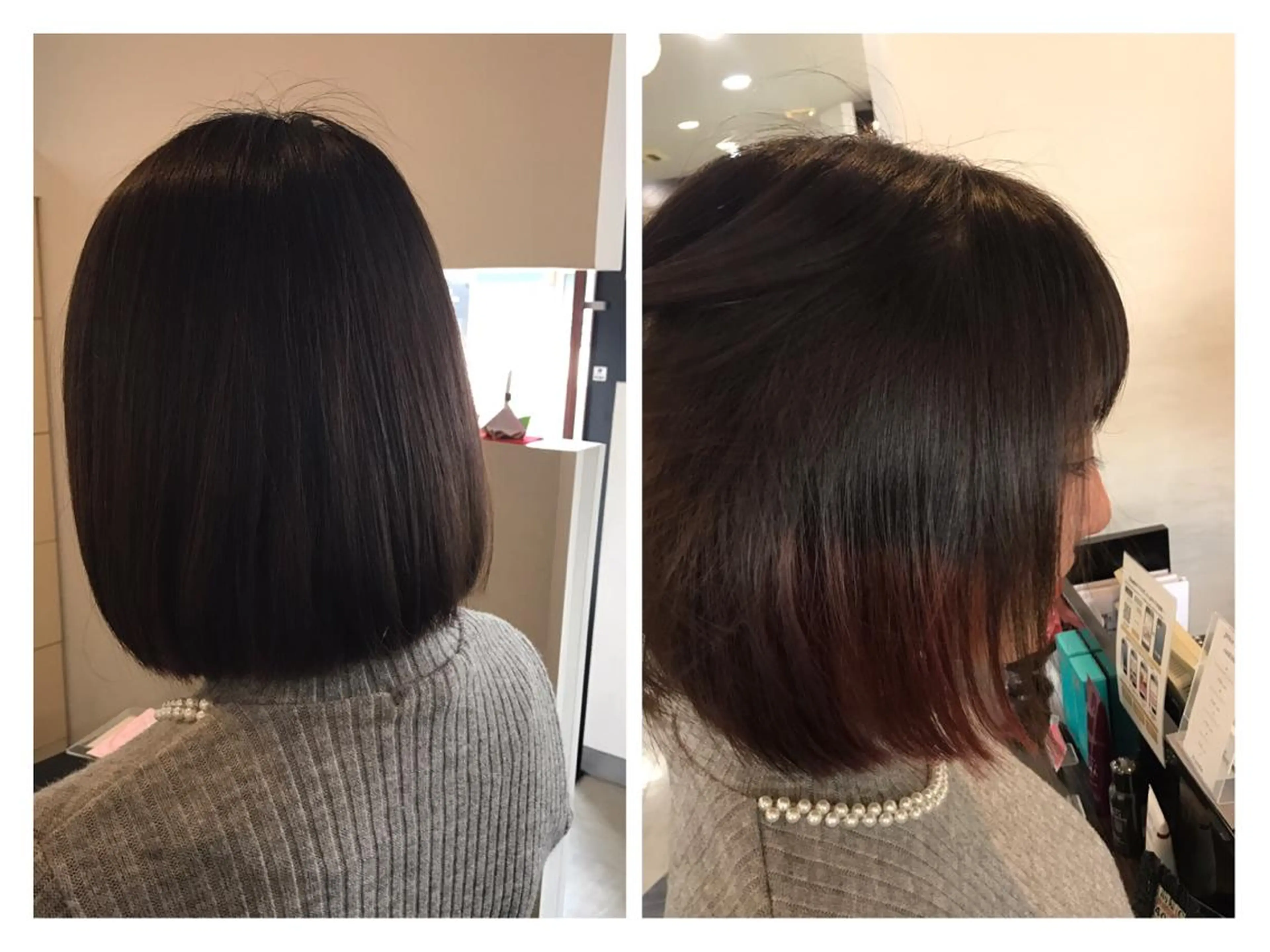 ショート カラー ヘアアレンジ インナーカラー 烏山 達也のヘアスタイル