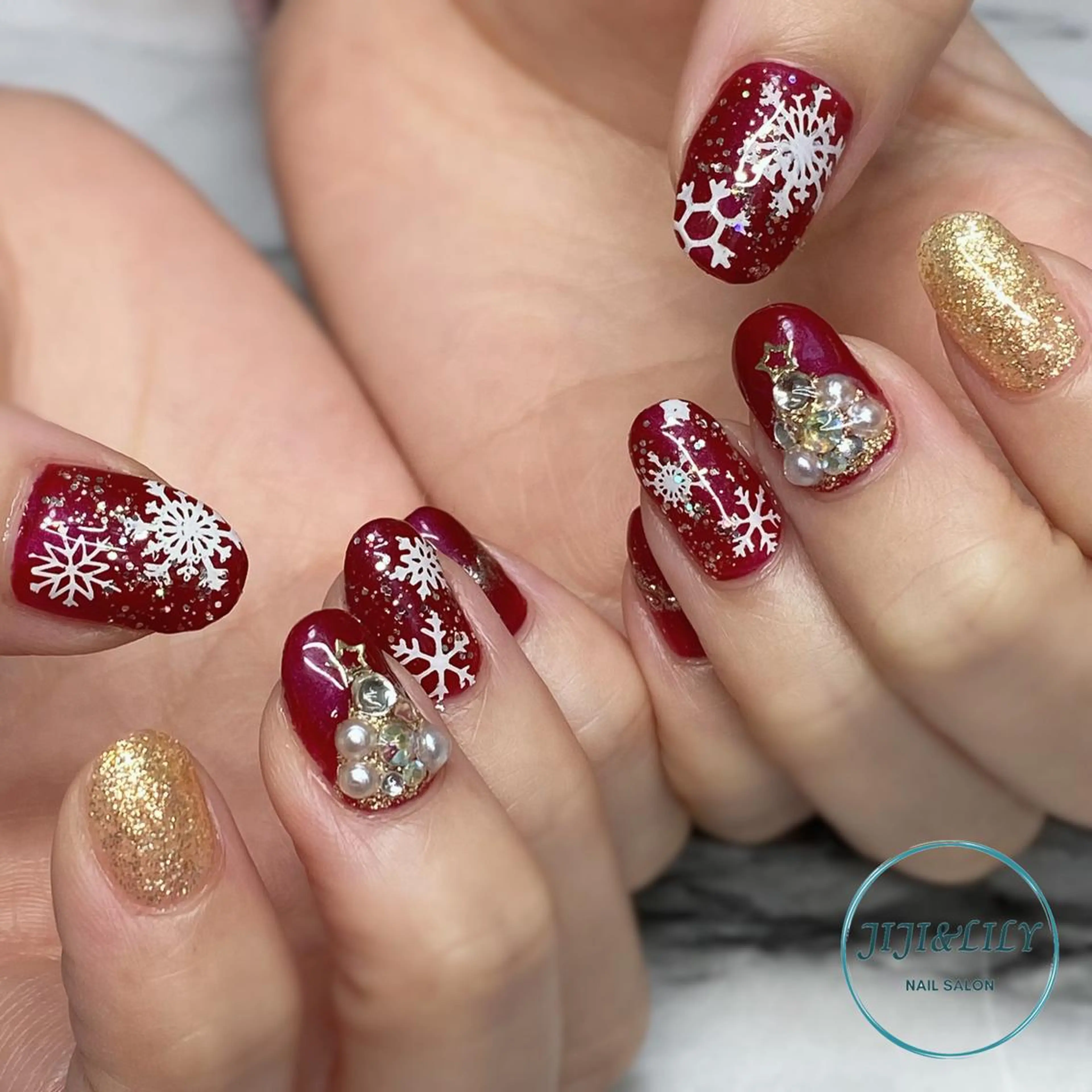 ネイル 冬ネイル クリスマス 豊田 圭子のネイルデザイン