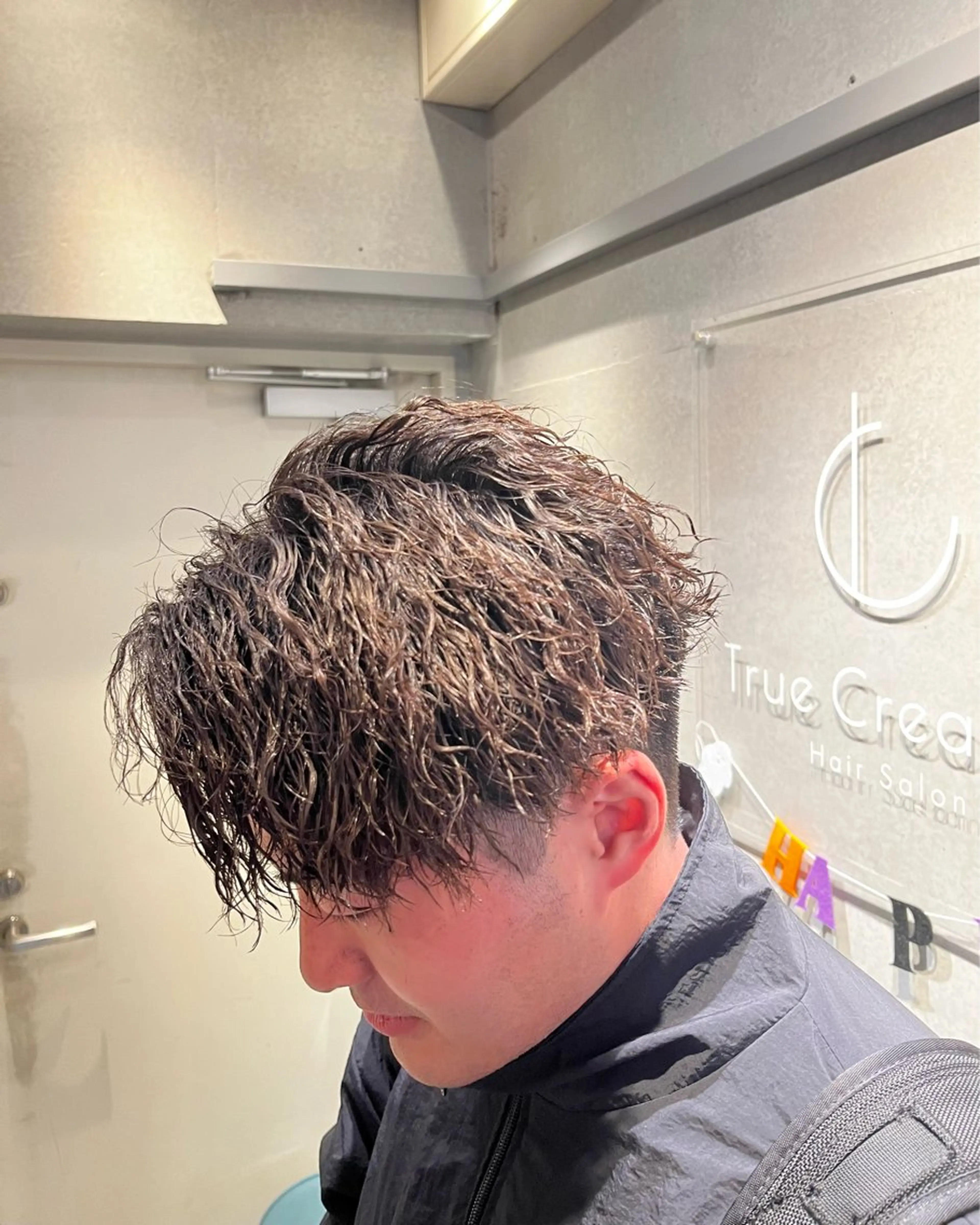 ショート パーマ カット パーマ トリートメント メンズカット パーマ／稲葉のヘアスタイル