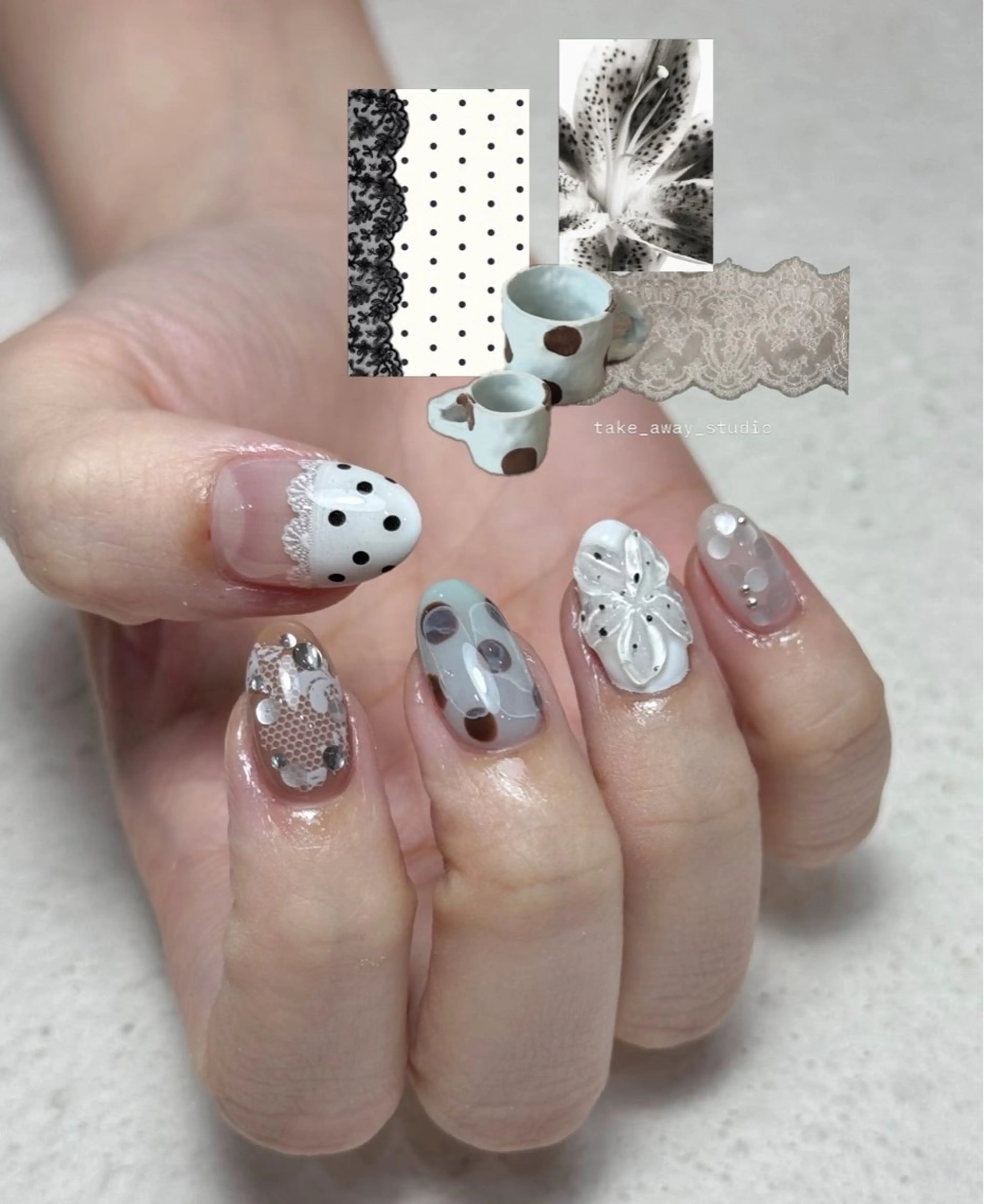 ネイル ハンドネイル WO MIAO💎のネイルデザイン