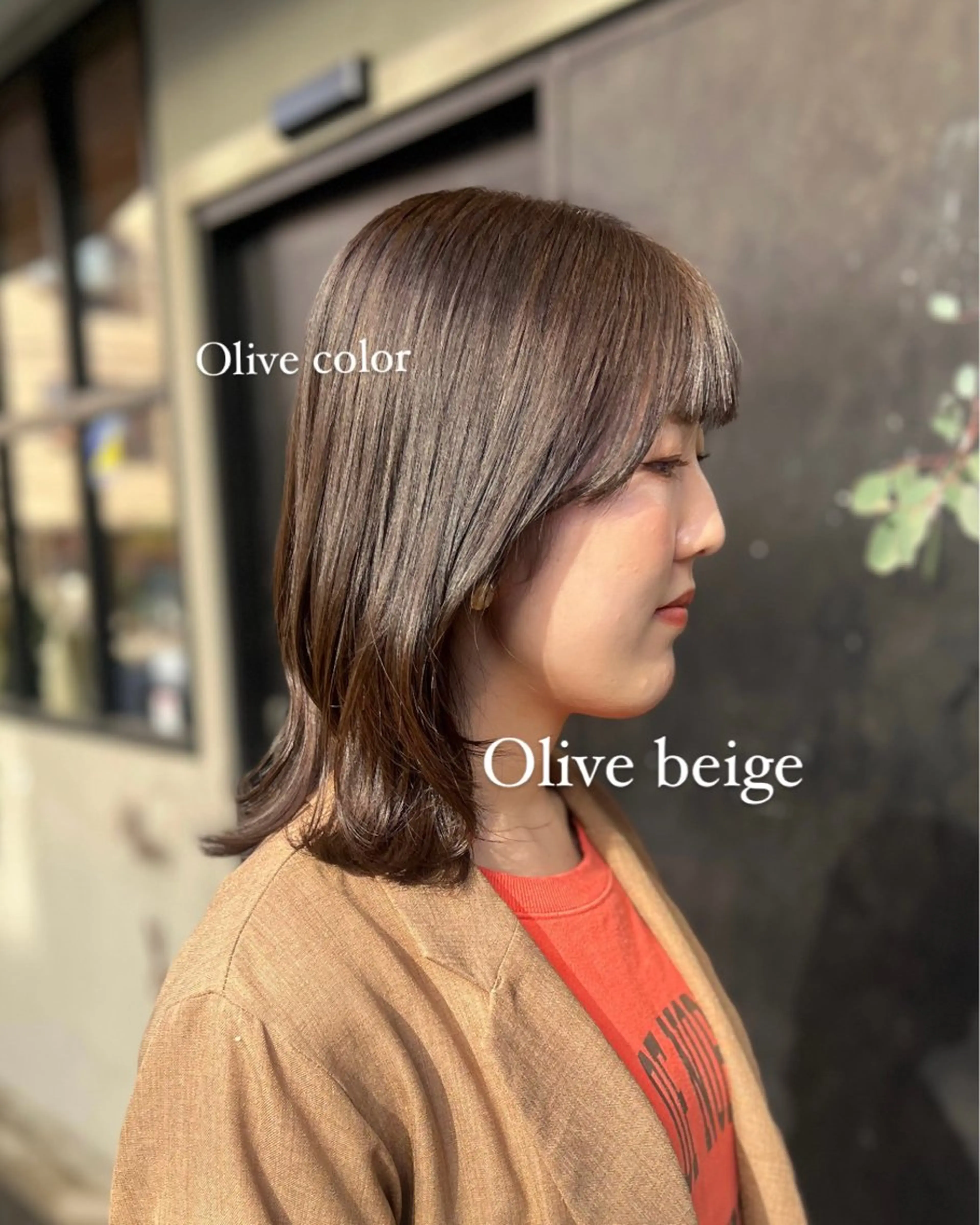 ミディアム カラー 透明感カラー オリーブカラー ヘアカラー トリートメント ヘッドスパ 韓国・ナチュラル特化 naoki.のヘアスタイル