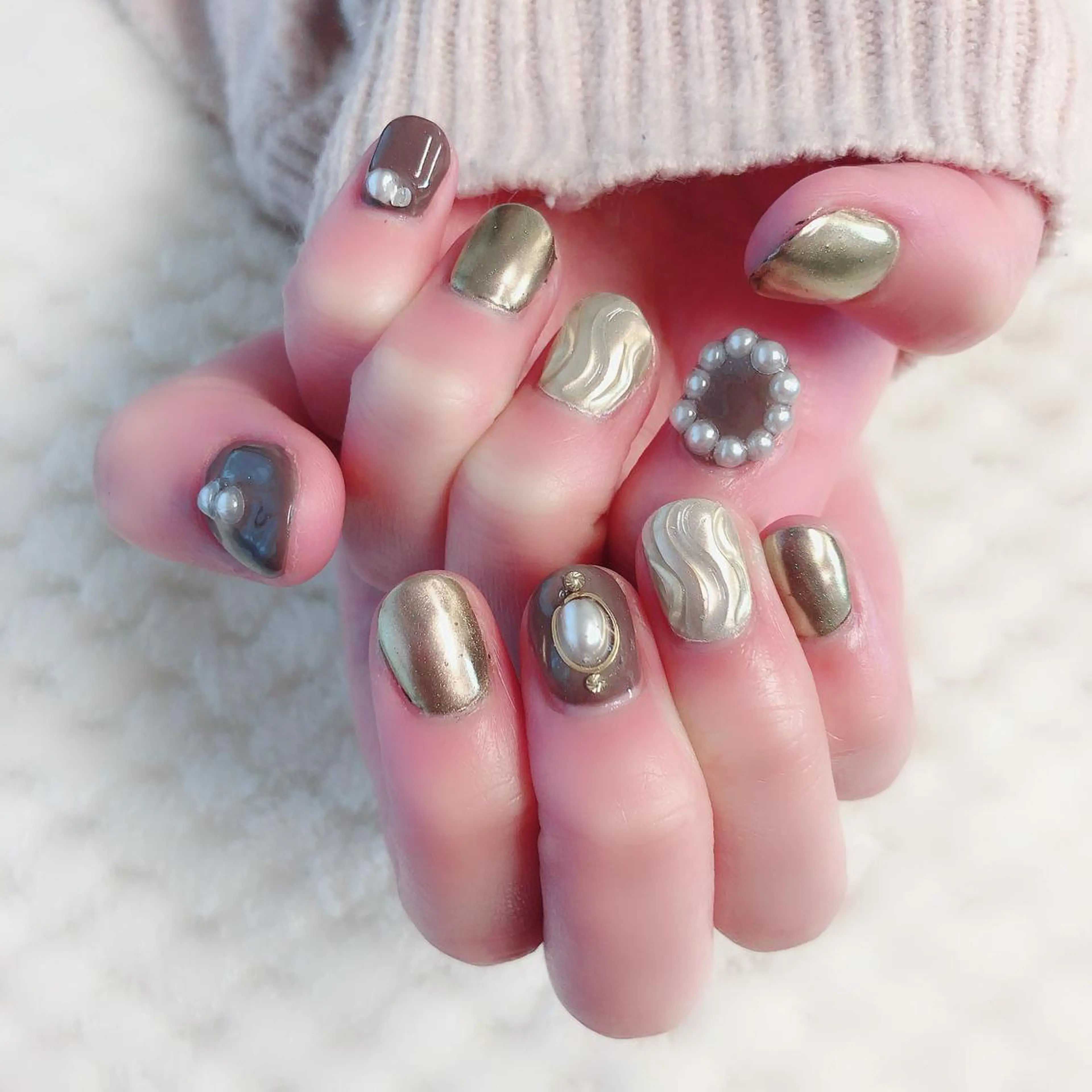 ネイル ミラーネイル ono megumiのネイルデザイン